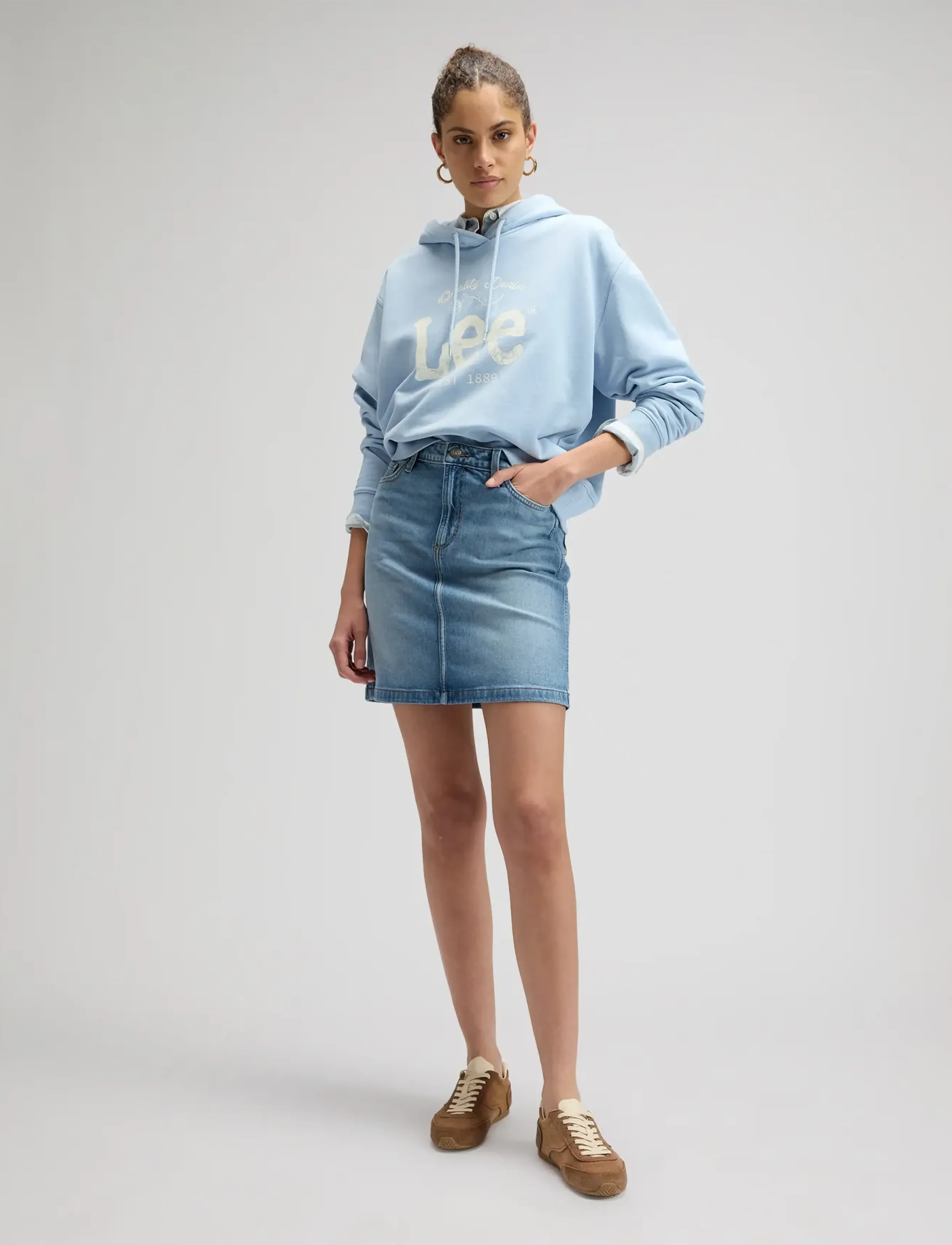 Lee Jeans - DENIM SKIRT - denimnederdele - energy bolt - 3