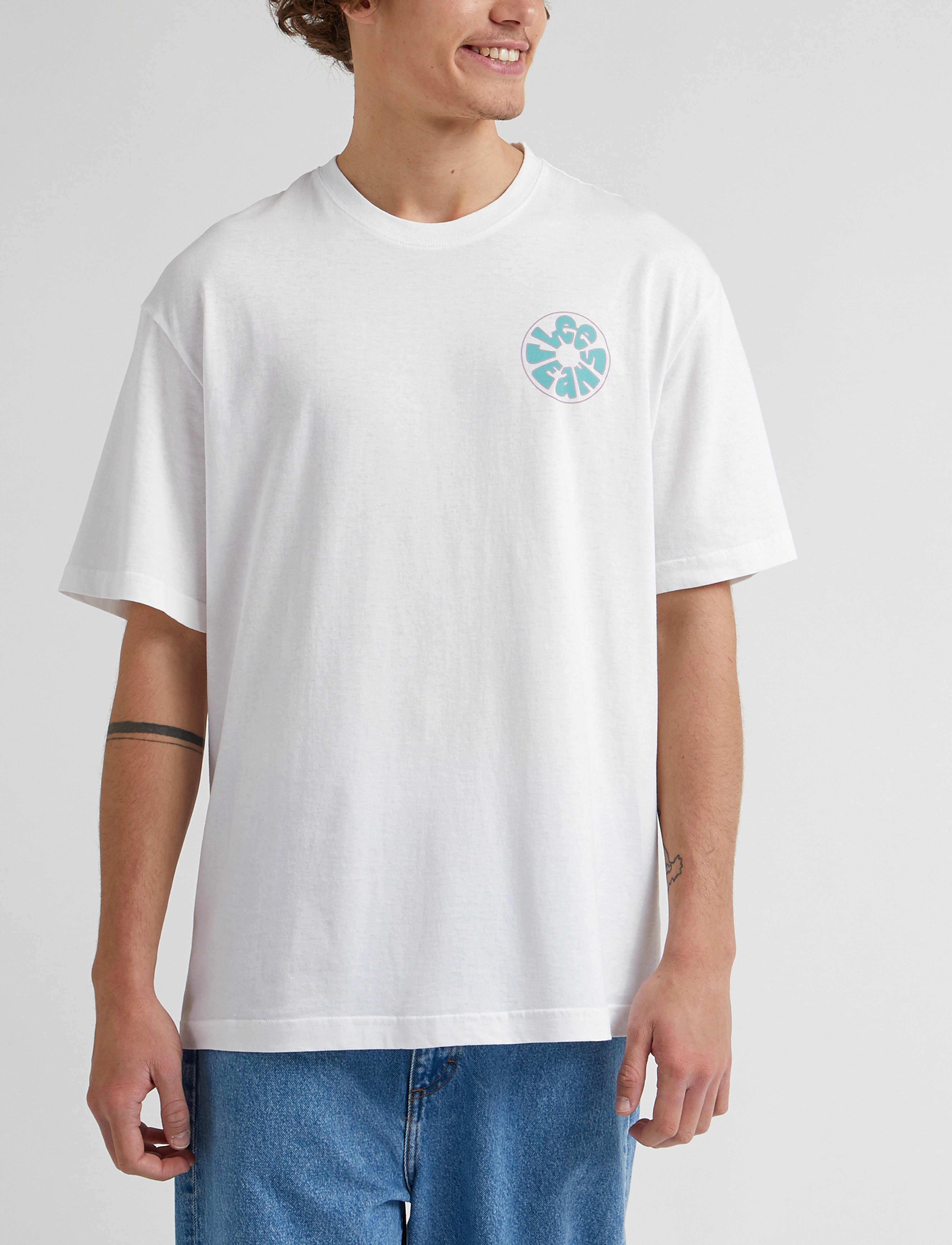 Lee Jeans - 70S LOOSE GRAPHIC TEE - white - 2