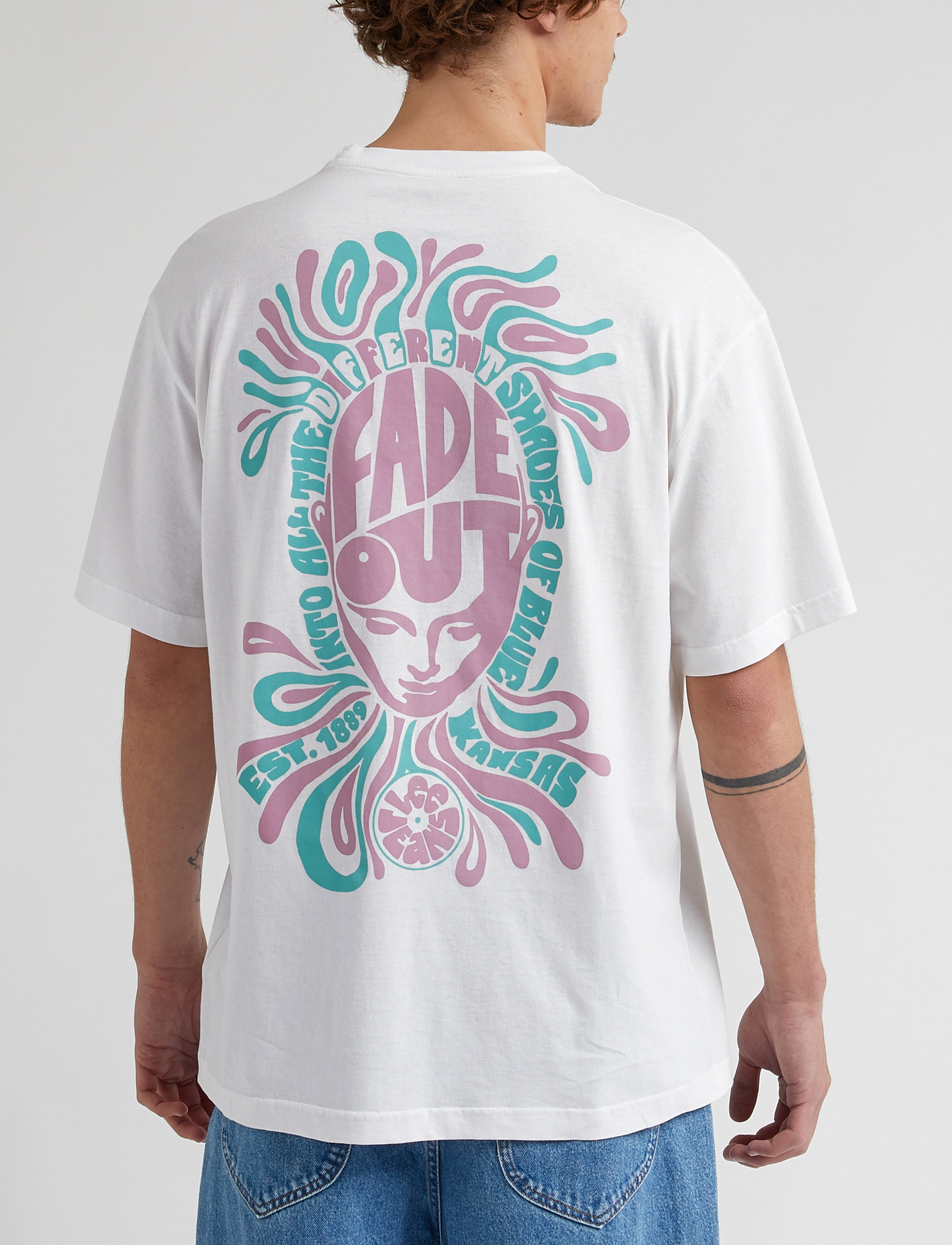 Lee Jeans - 70S LOOSE GRAPHIC TEE - white - 3