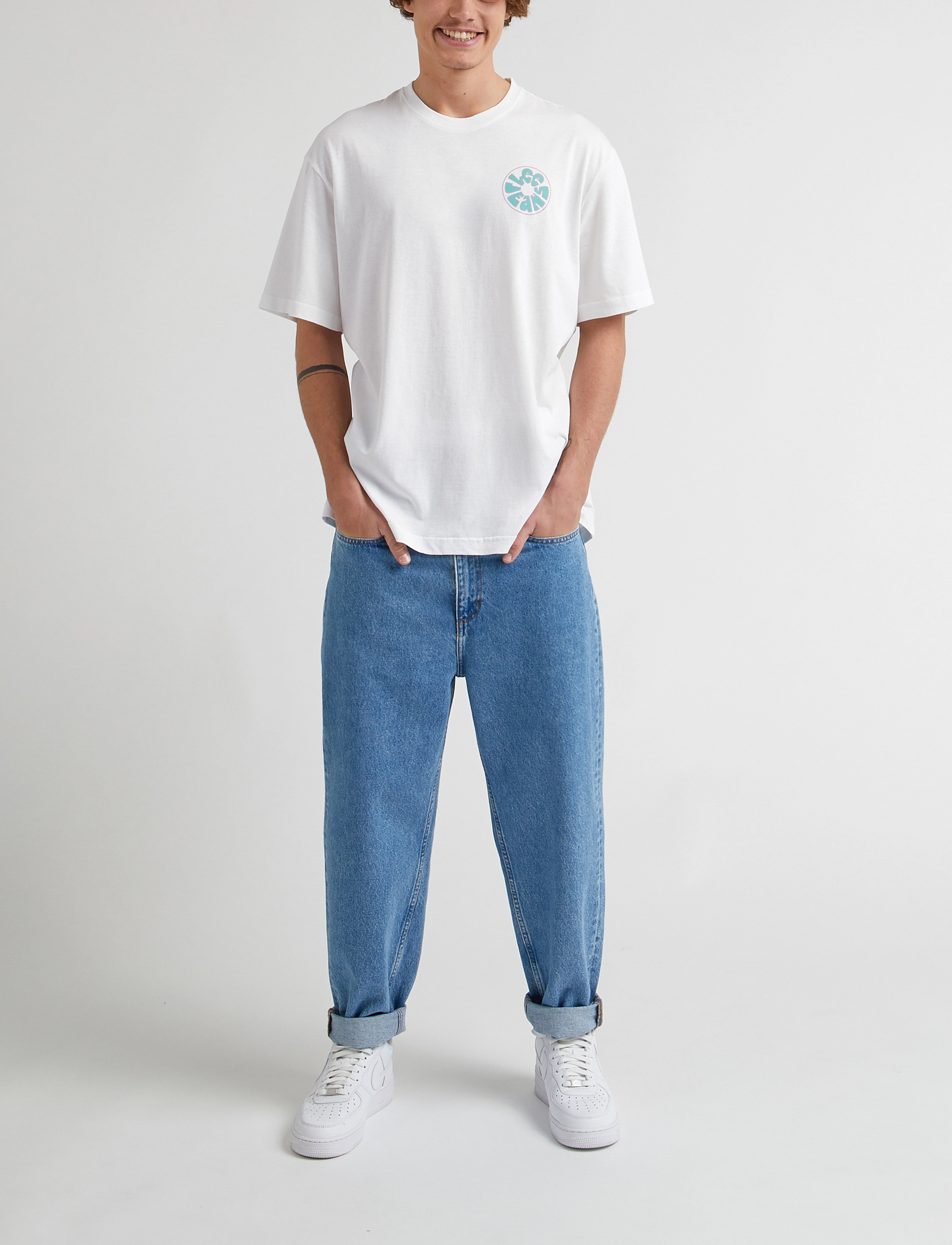 Lee Jeans - 70S LOOSE GRAPHIC TEE - white - 4