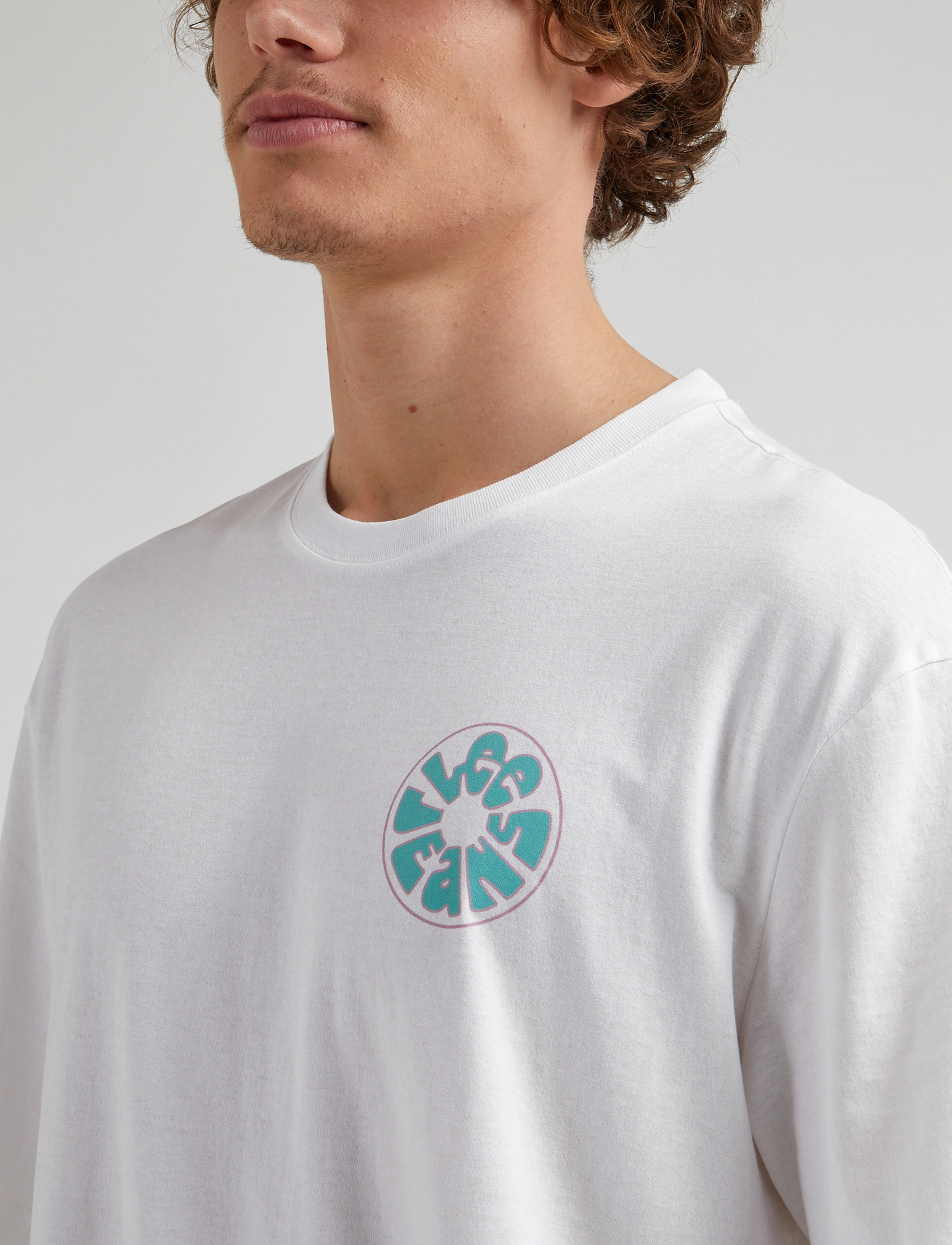 Lee Jeans - 70S LOOSE GRAPHIC TEE - white - 5