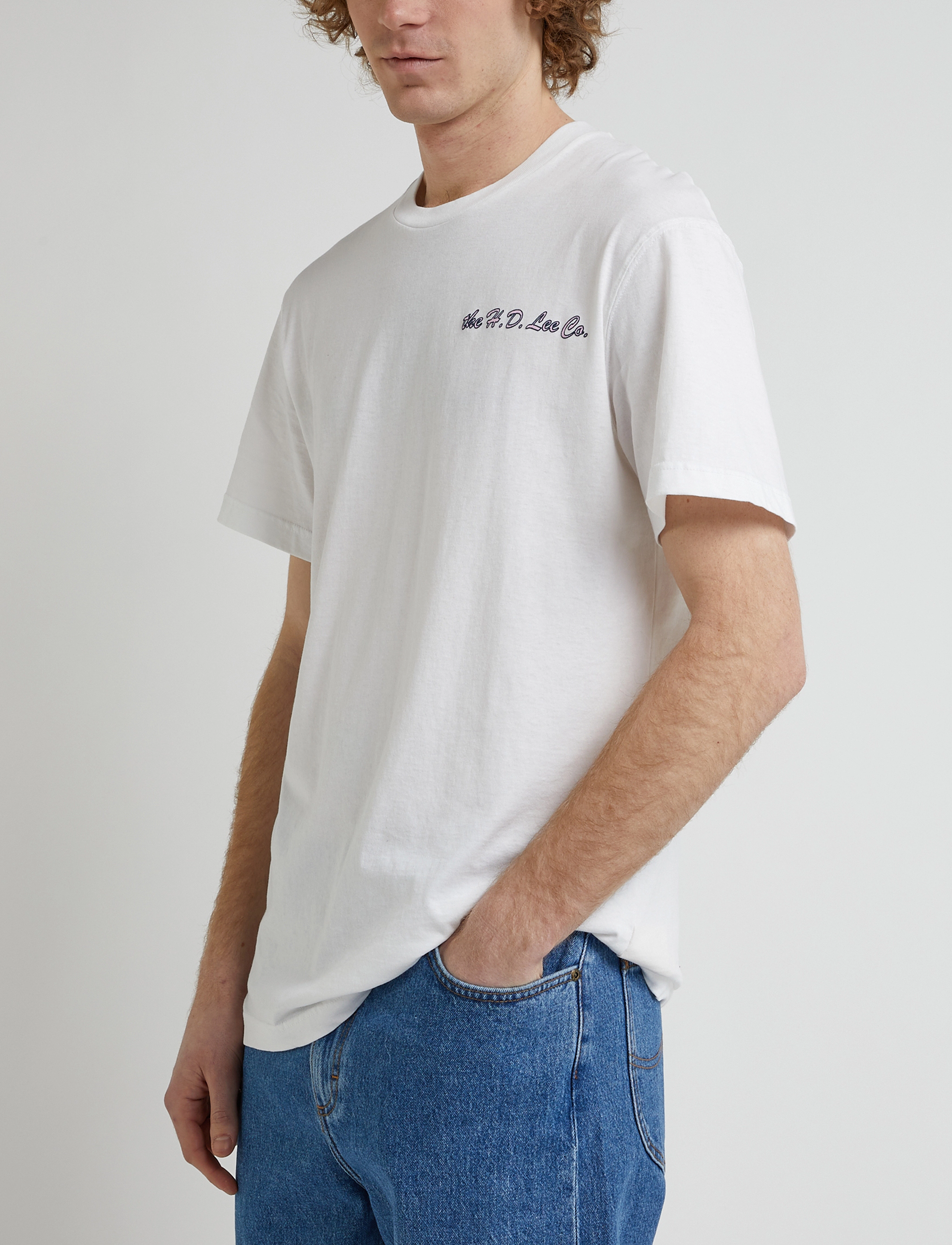 Lee Jeans - 90S RELAXED GRAPHIC TEE - bright white - 5