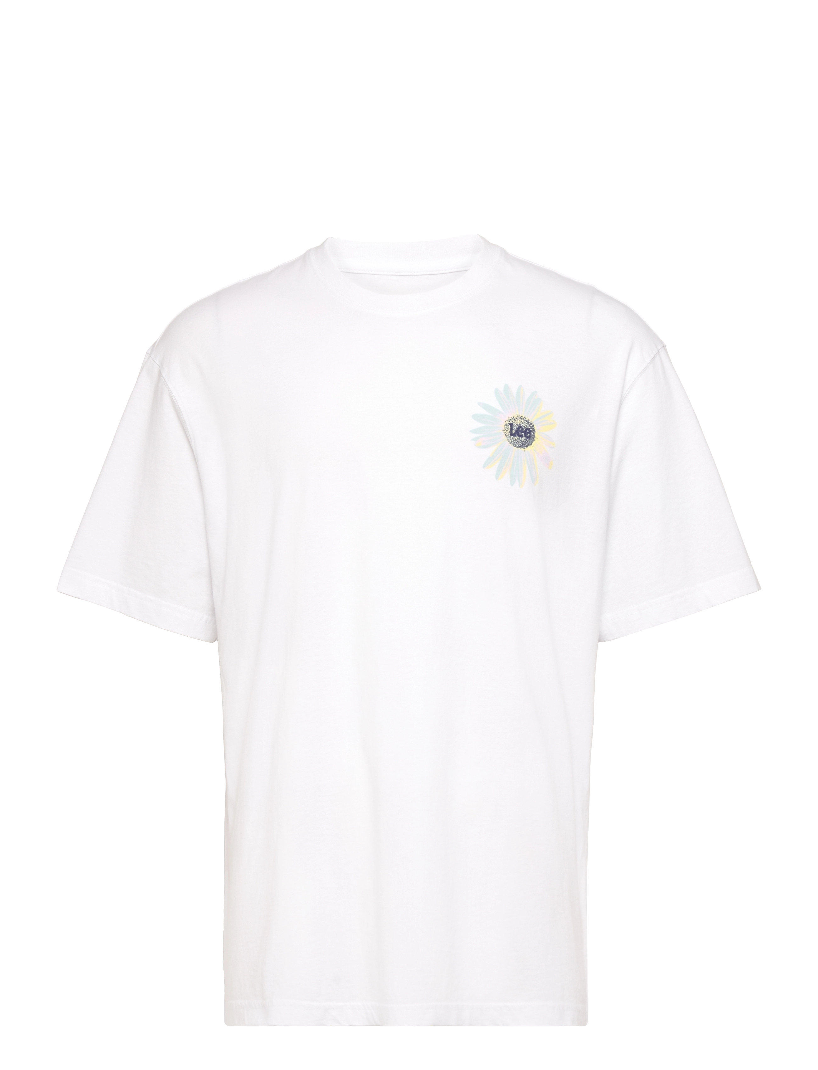 Lee Jeans - 90S LOOSE GRAPHIC TEE - bright white - 0
