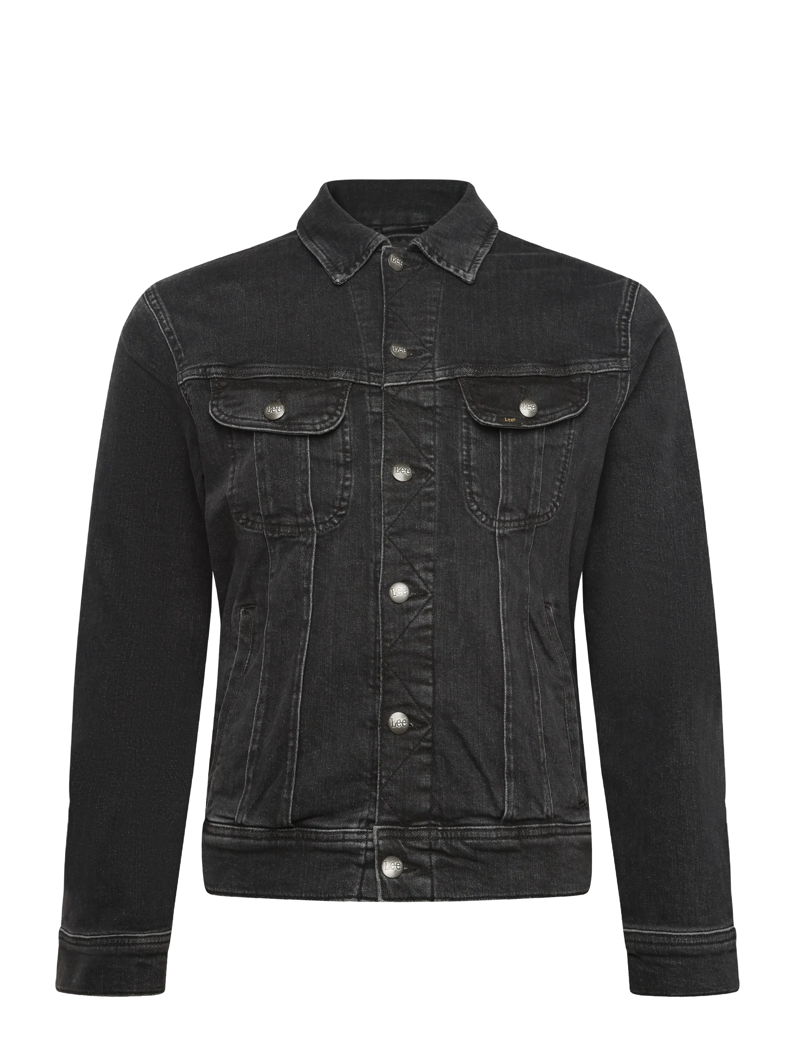Lee Jeans RIDER JACKET - Kleding - ASHBY / black