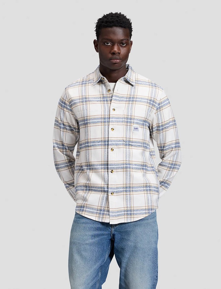 Lee Jeans - WORKWEAR SHIRT 2.0 - ternede skjorter - ecru - 0