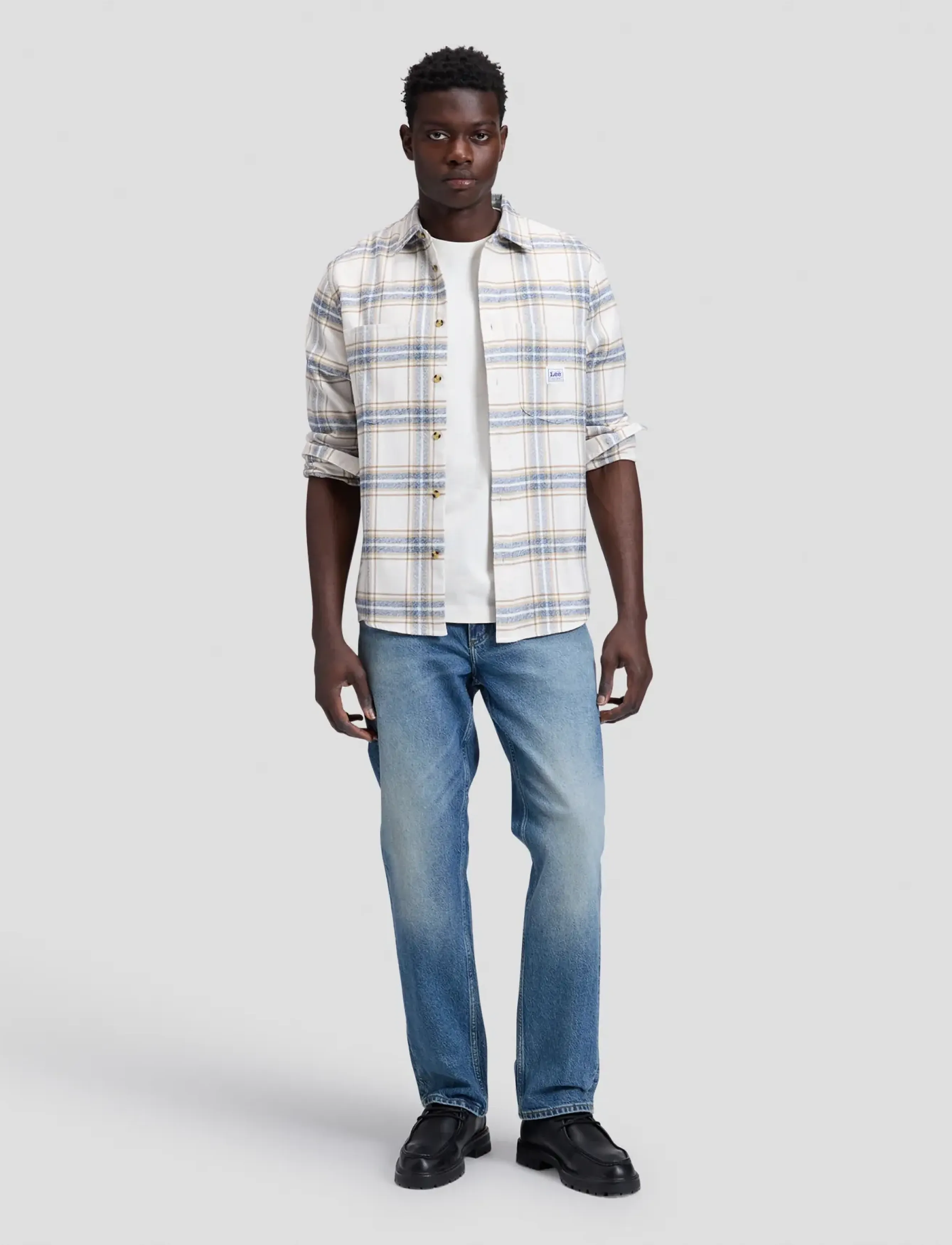 Lee Jeans - WORKWEAR SHIRT 2.0 - ternede skjorter - ecru - 4