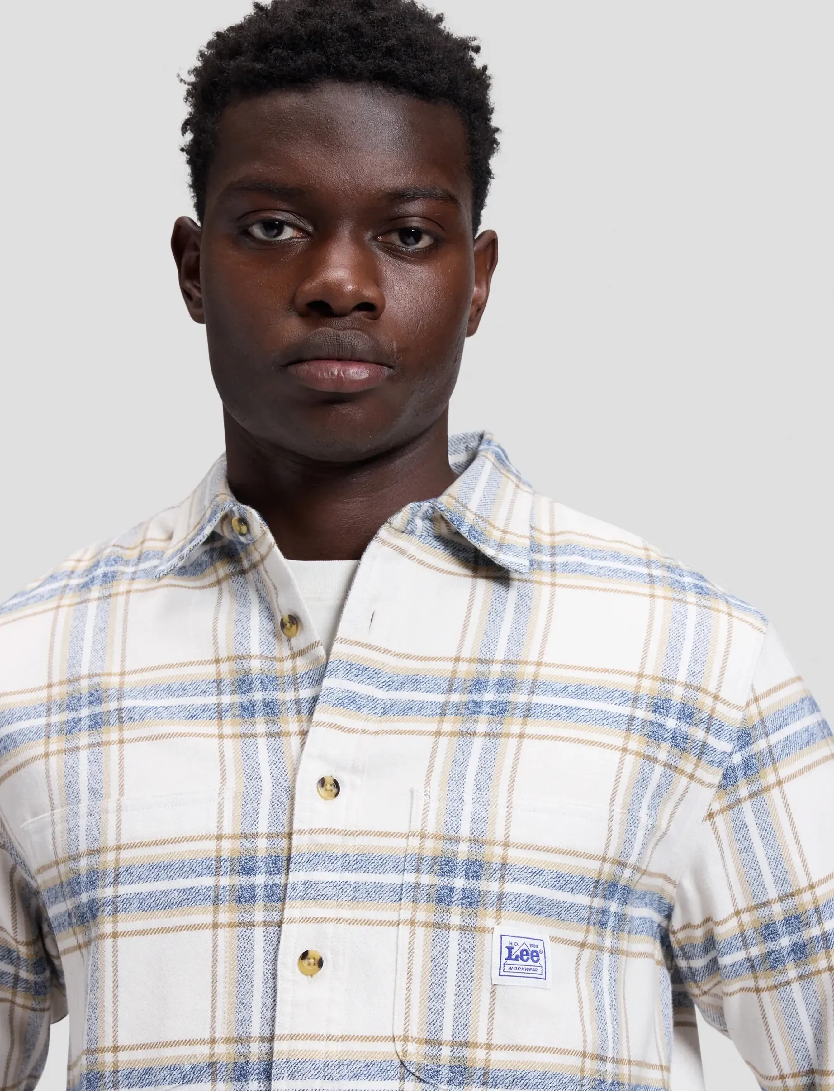 Lee Jeans Workwear Shirt 2.0 jeansskjortor herr – bild 5