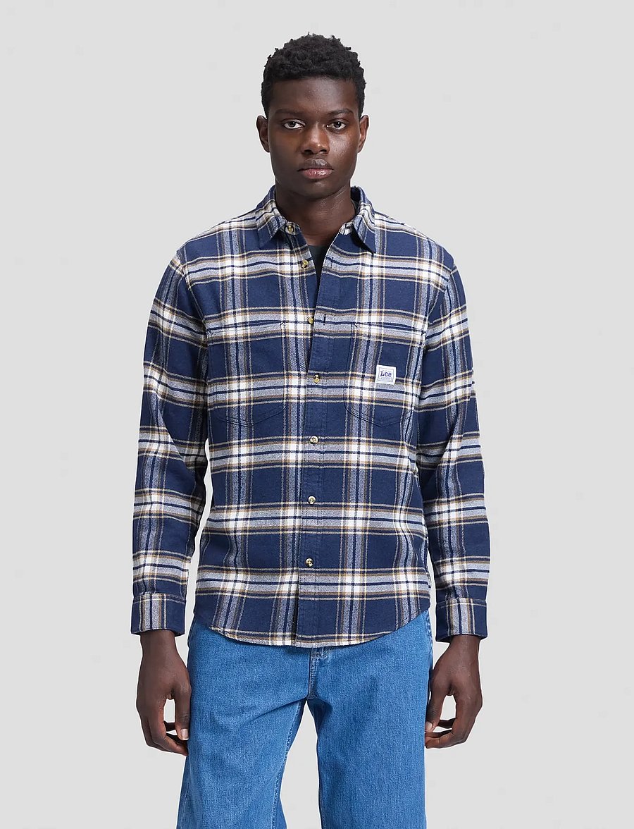 Lee Jeans - WORKWEAR SHIRT 2.0 - ternede skjorter - insignia blue - 0
