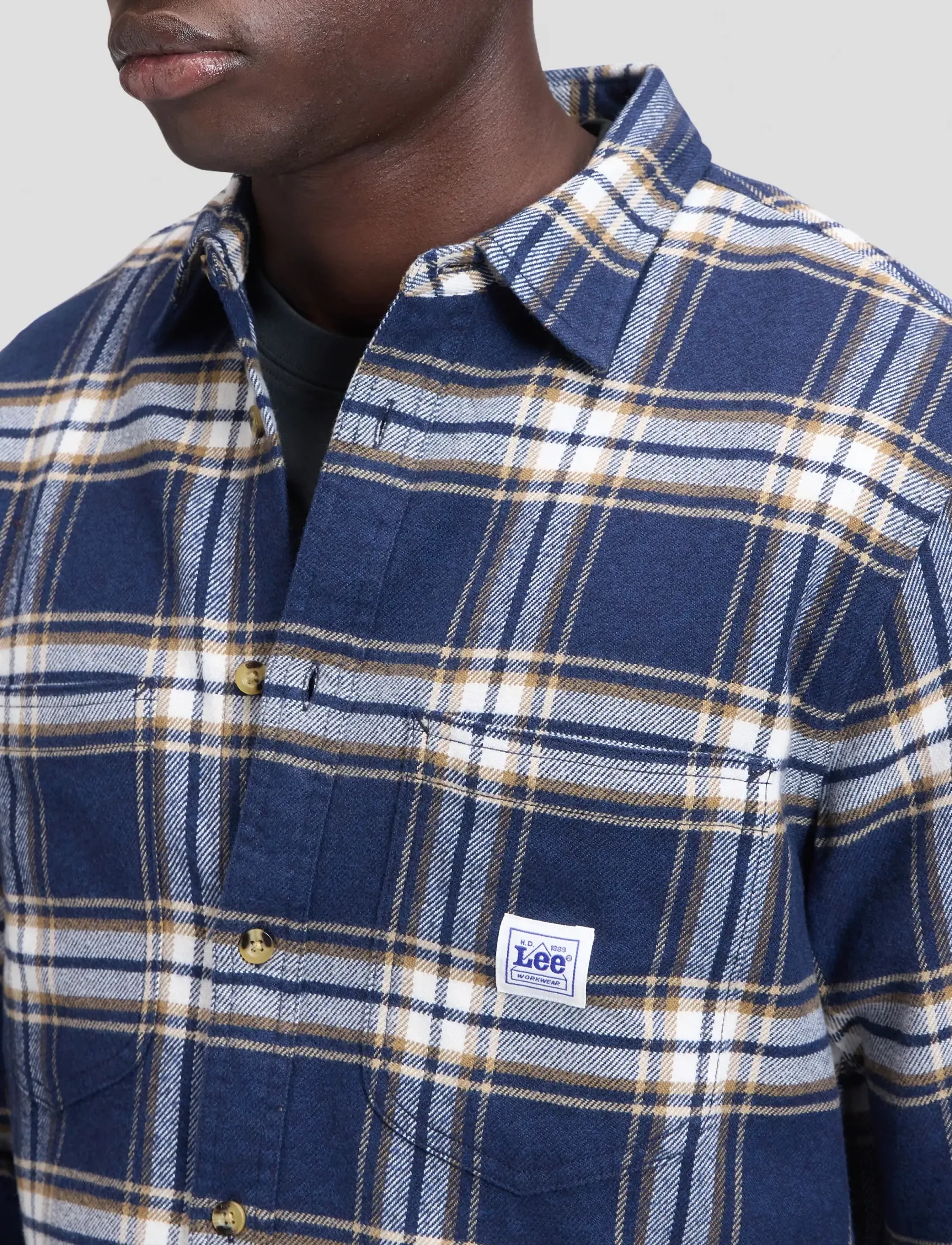 Lee Jeans - WORKWEAR SHIRT 2.0 - ternede skjorter - insignia blue - 5