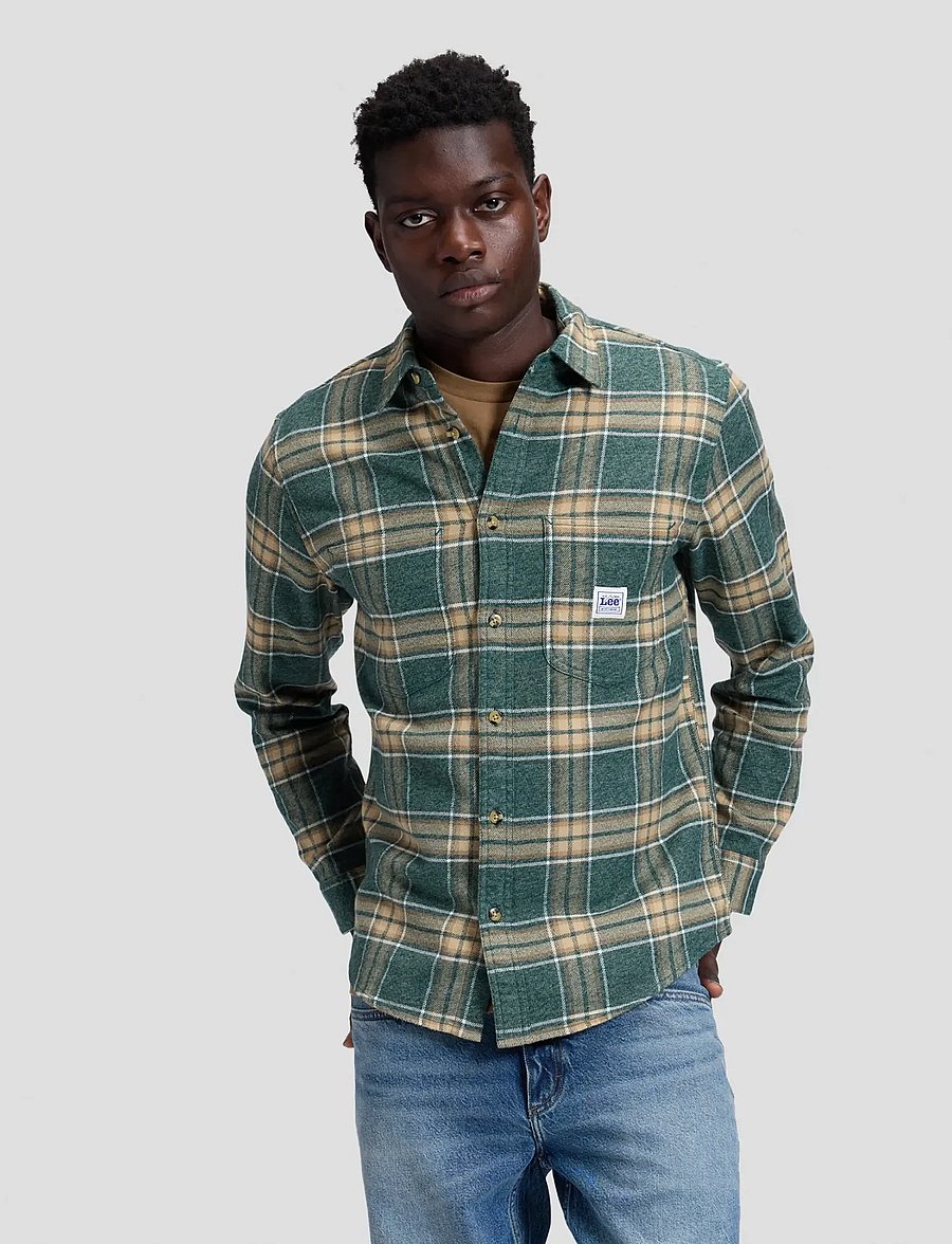 Lee Jeans - WORKWEAR SHIRT 2.0 - rutiga skjortor - ponderosa pine - 0