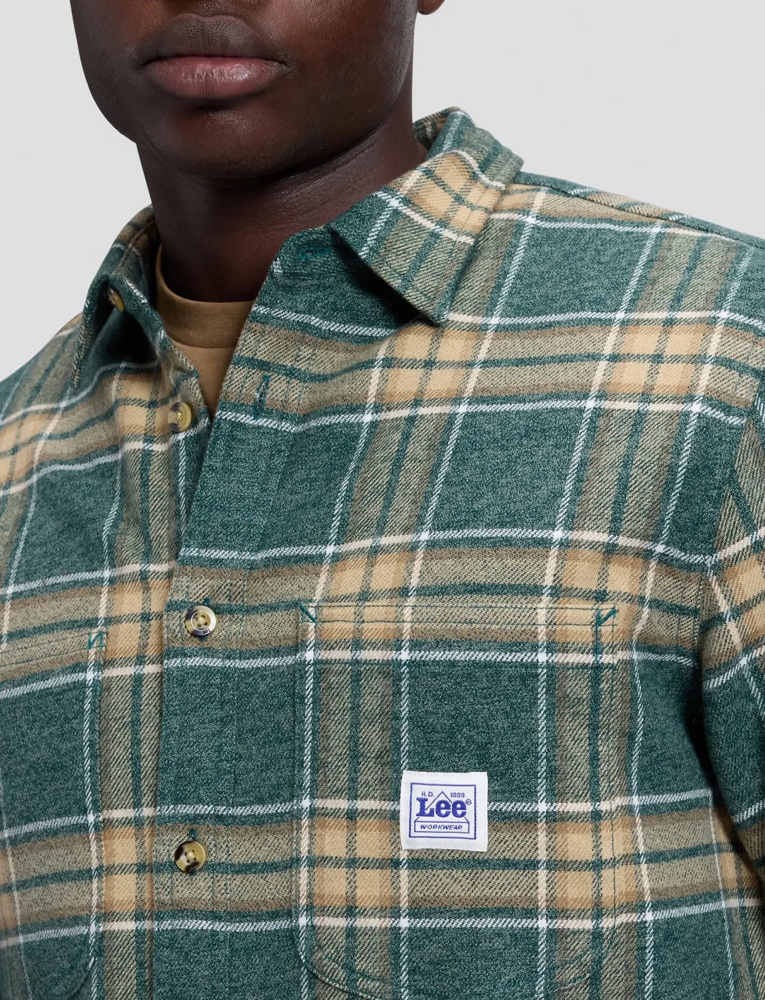 Lee Jeans - WORKWEAR SHIRT 2.0 - rutiga skjortor - ponderosa pine - 5