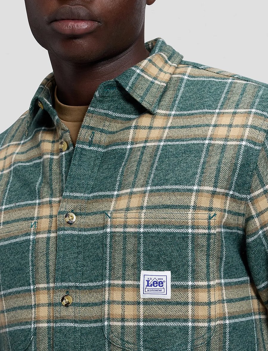 Lee Jeans - WORKWEAR SHIRT 2.0 - rutiga skjortor - ponderosa pine - 5