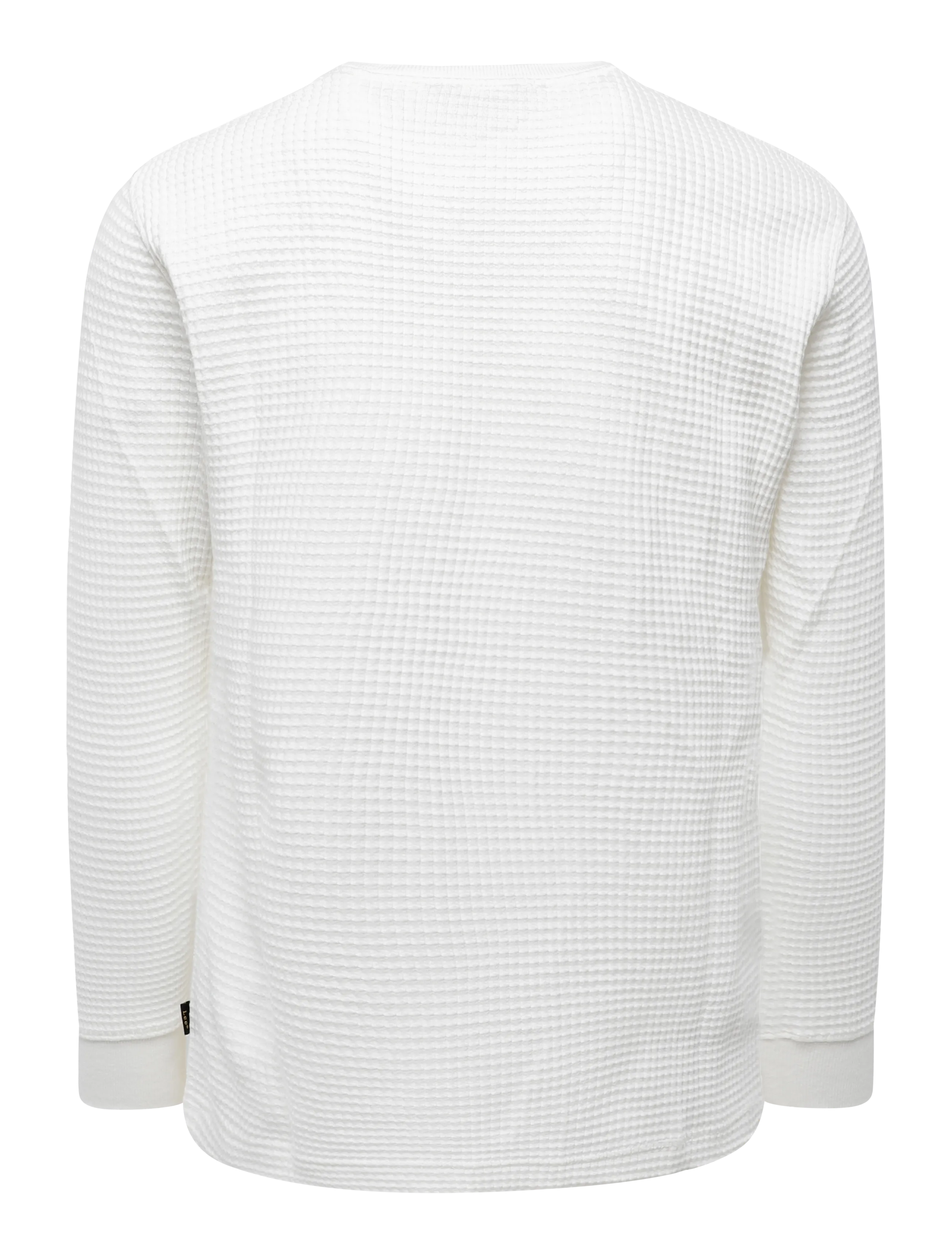 Lee Jeans - LS WAFFLE TEE - langærmede t-shirts - off white - 2
