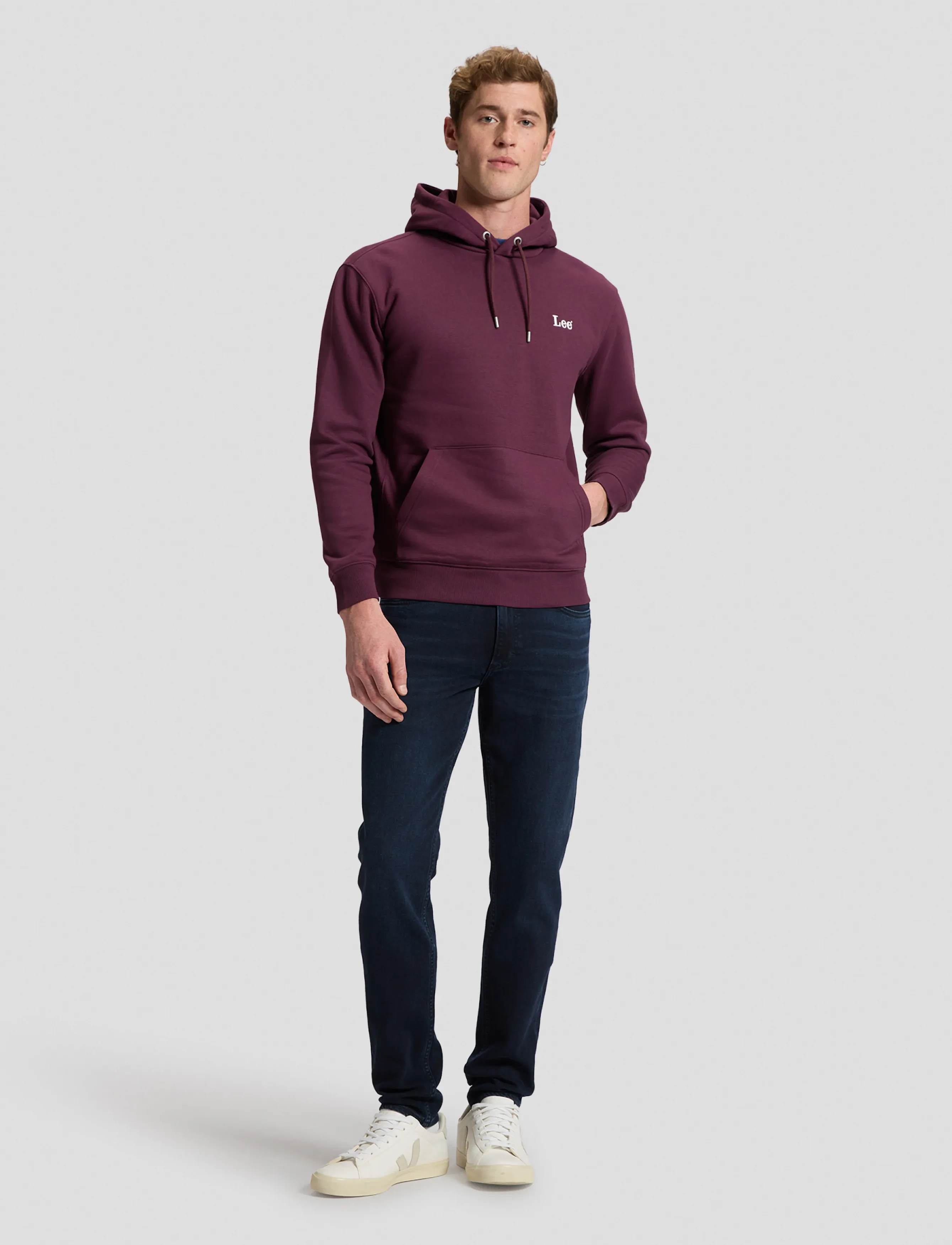 Lee Jeans - ESSENTIAL LEE HOODIE - kapuutsiga pusad - fig - 2