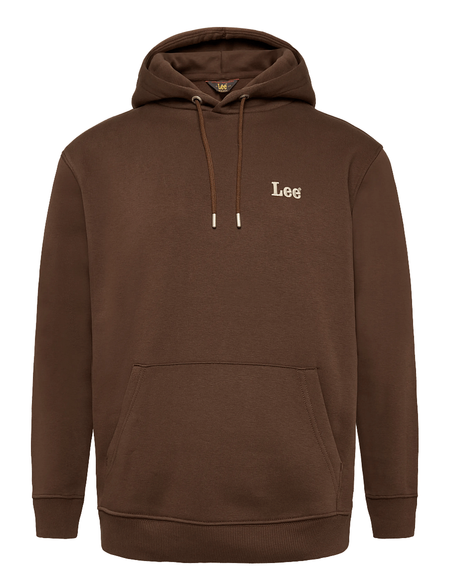 Lee Jeans - ESSENTIAL LEE HOODIE - hættetrøjer - shaved chocolate - 1