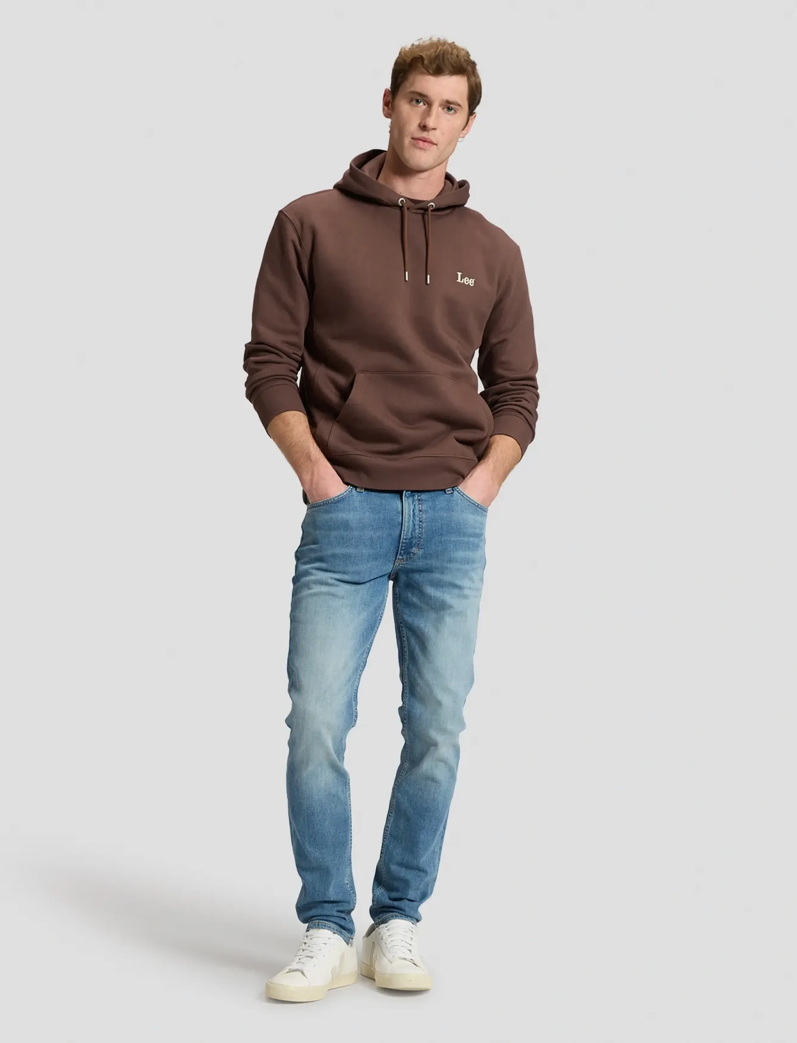 Lee Jeans - ESSENTIAL LEE HOODIE - shaved chocolate - 2