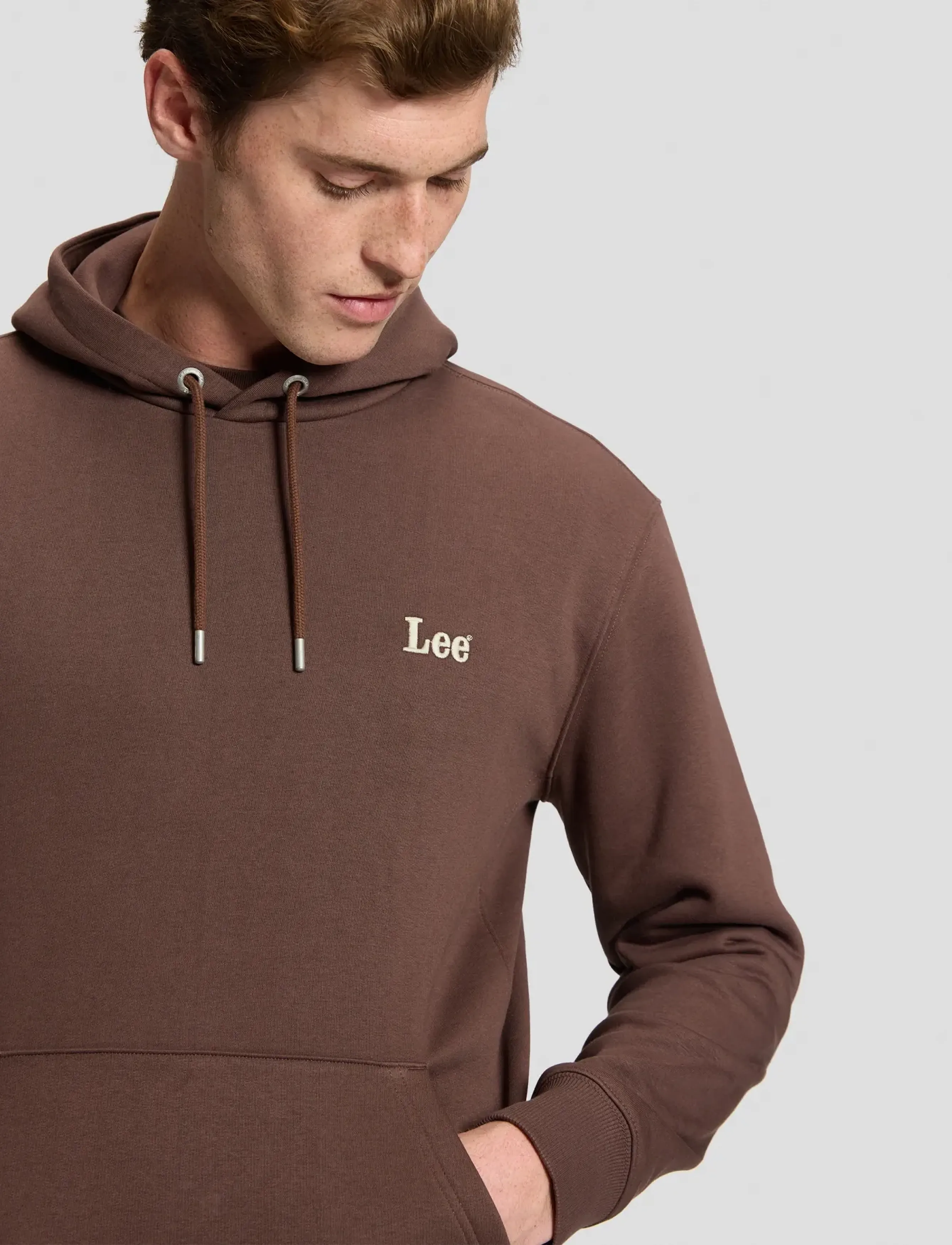 Lee Jeans - ESSENTIAL LEE HOODIE - shaved chocolate - 5
