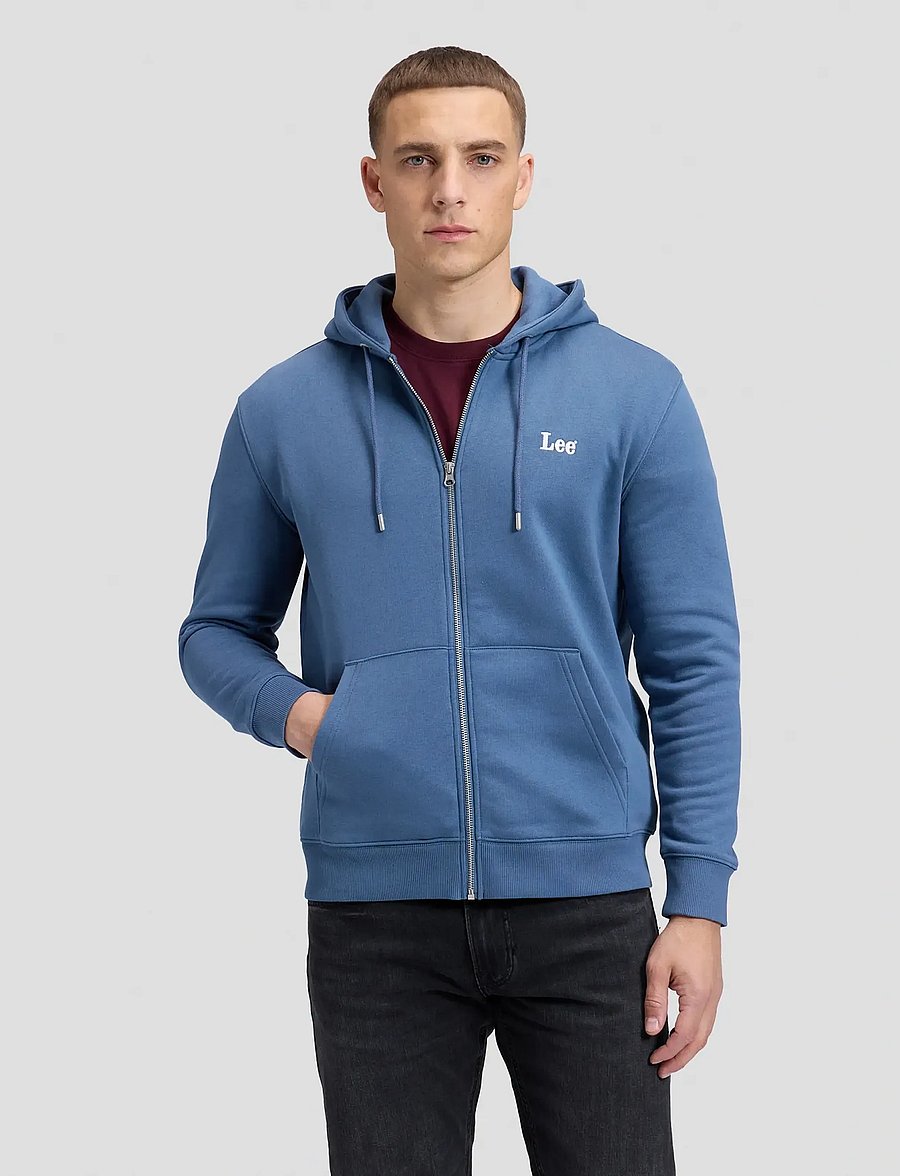 Lee Jeans - ESS LEE FULL ZIP HOODIE - bering sea - 0