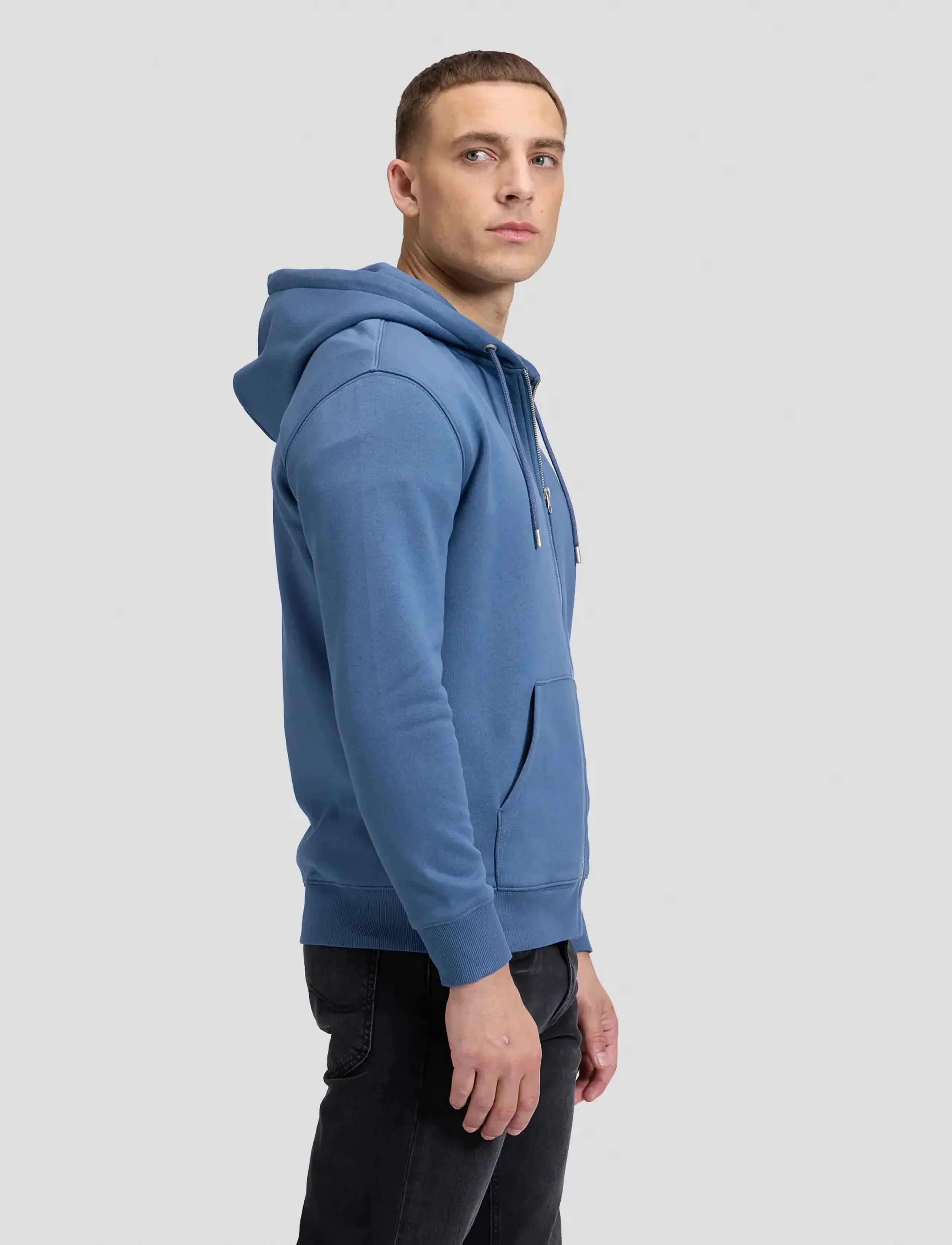 Lee Jeans - ESS LEE FULL ZIP HOODIE - bering sea - 4