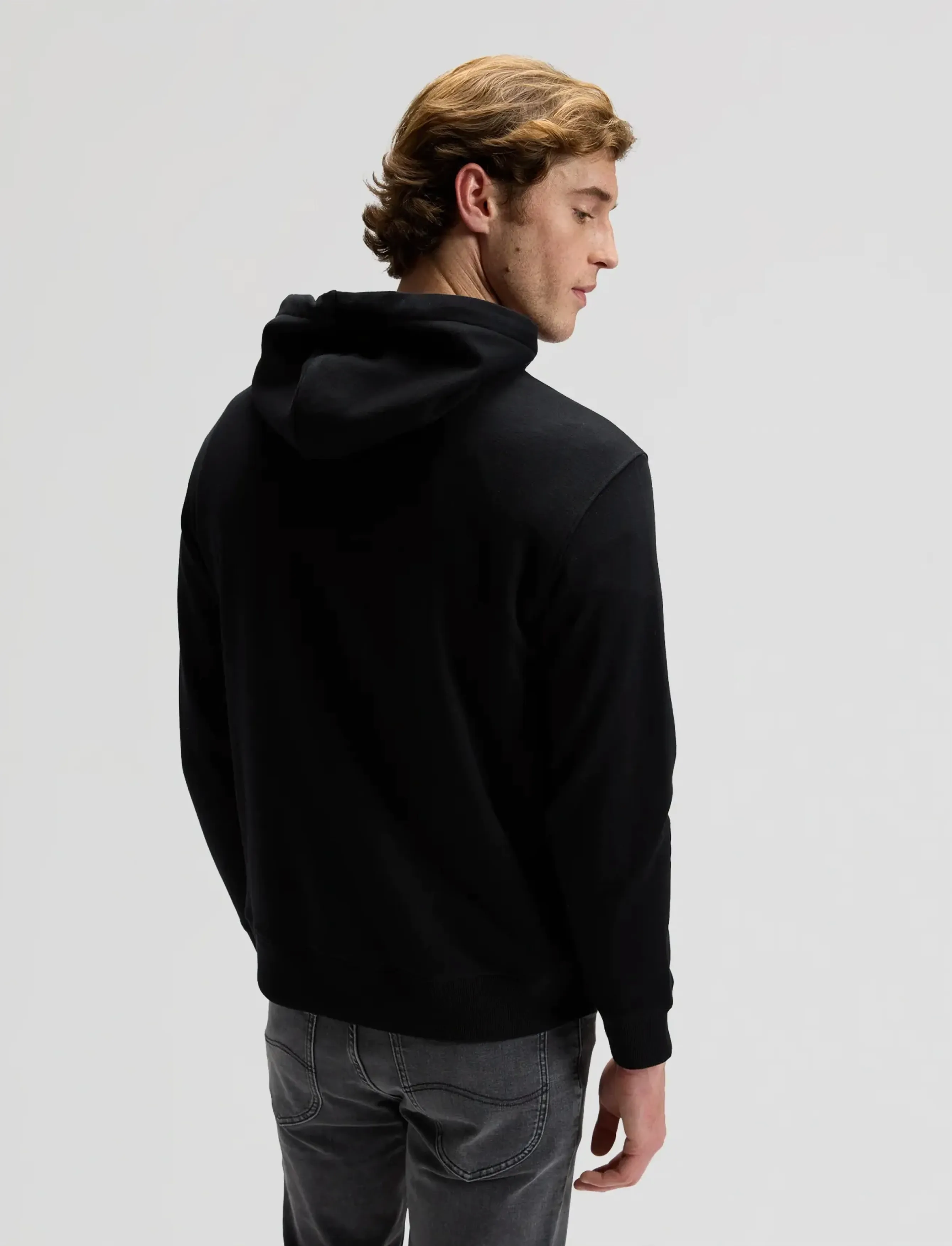 Lee Jeans - CIRCLE LEE HOODIE - sweatshirts - black - 3