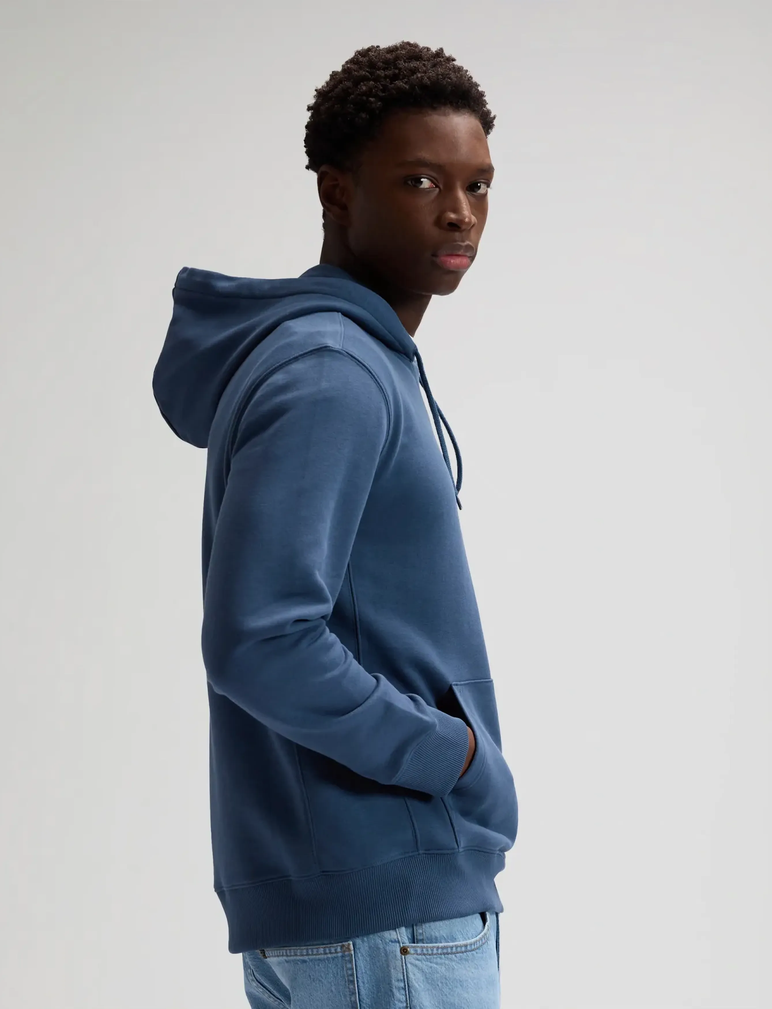 Lee Jeans - CIRCLE LEE HOODIE - sweatshirts - orion blue - 4