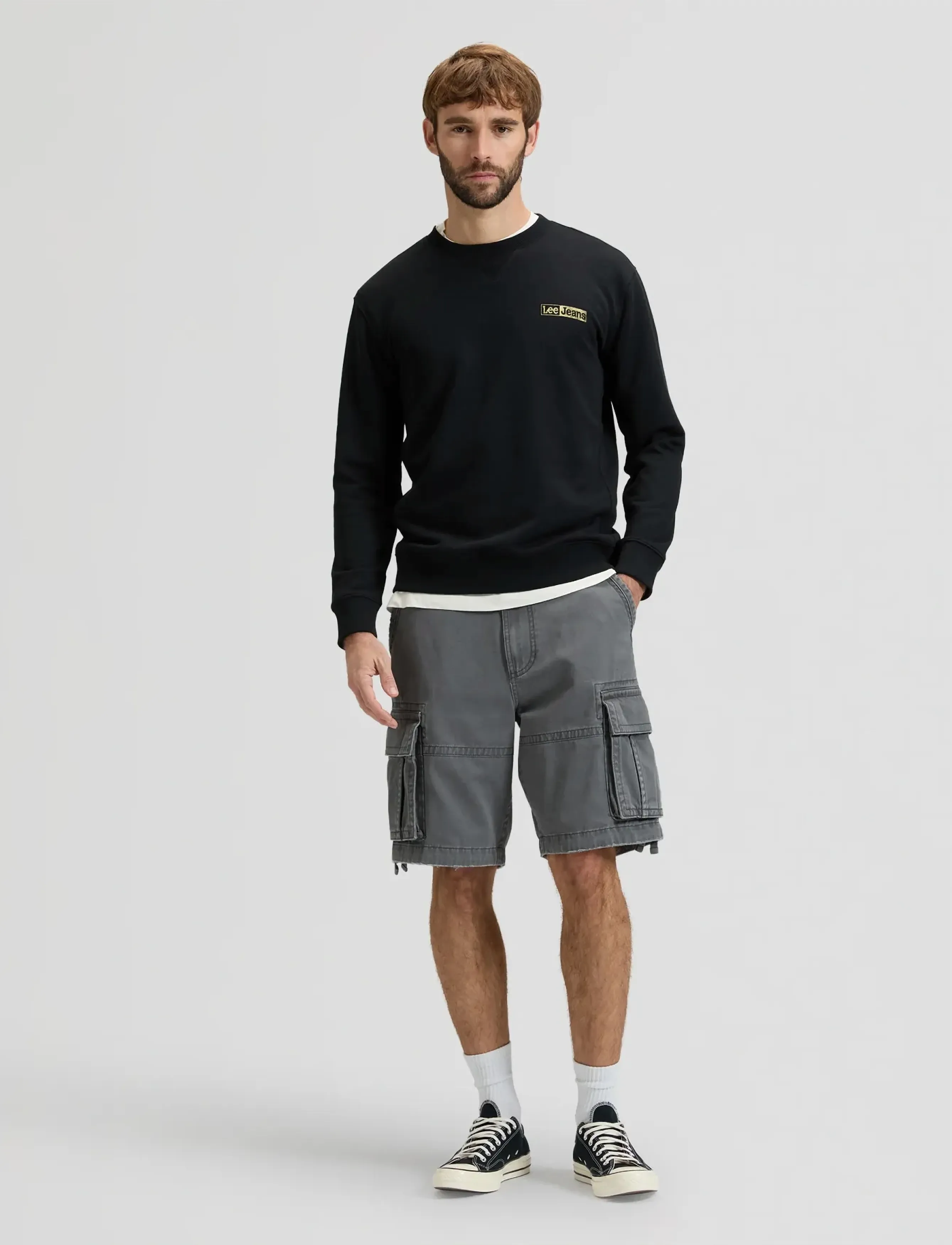 Lee Jeans - SMALL LOGO SWS - sweatshirts - black - 3