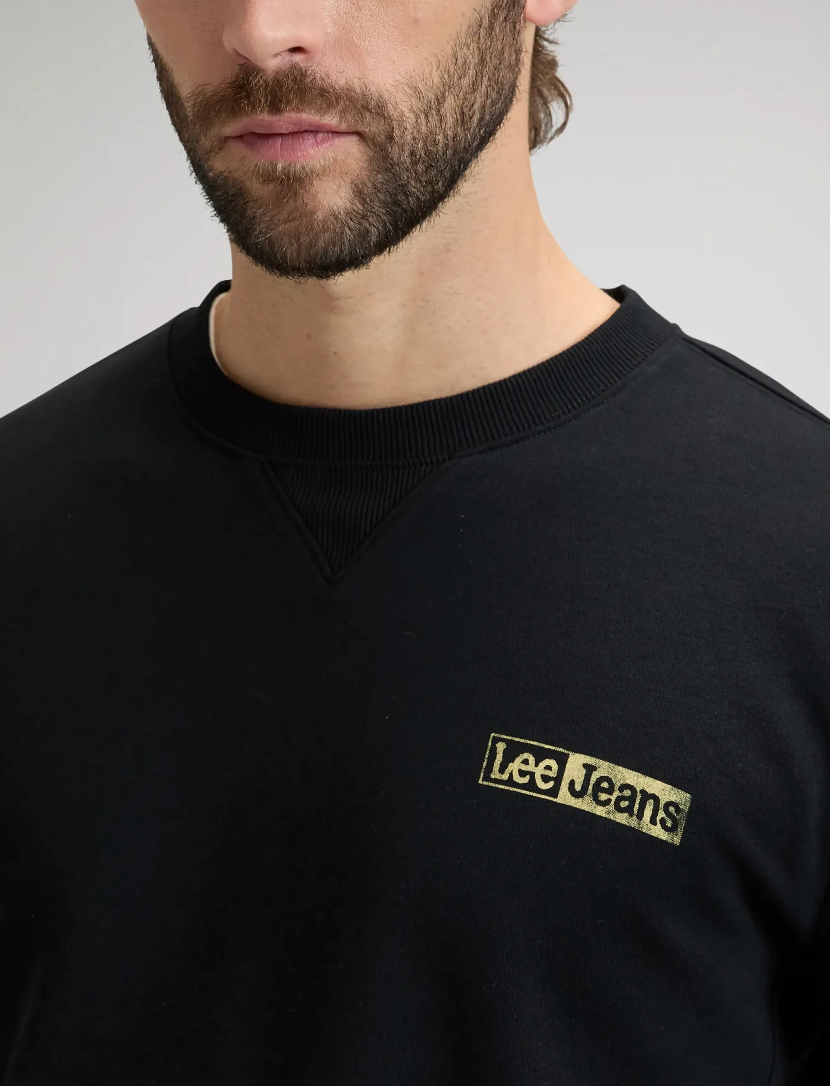 Lee Jeans - SMALL LOGO SWS - sweatshirts - black - 5