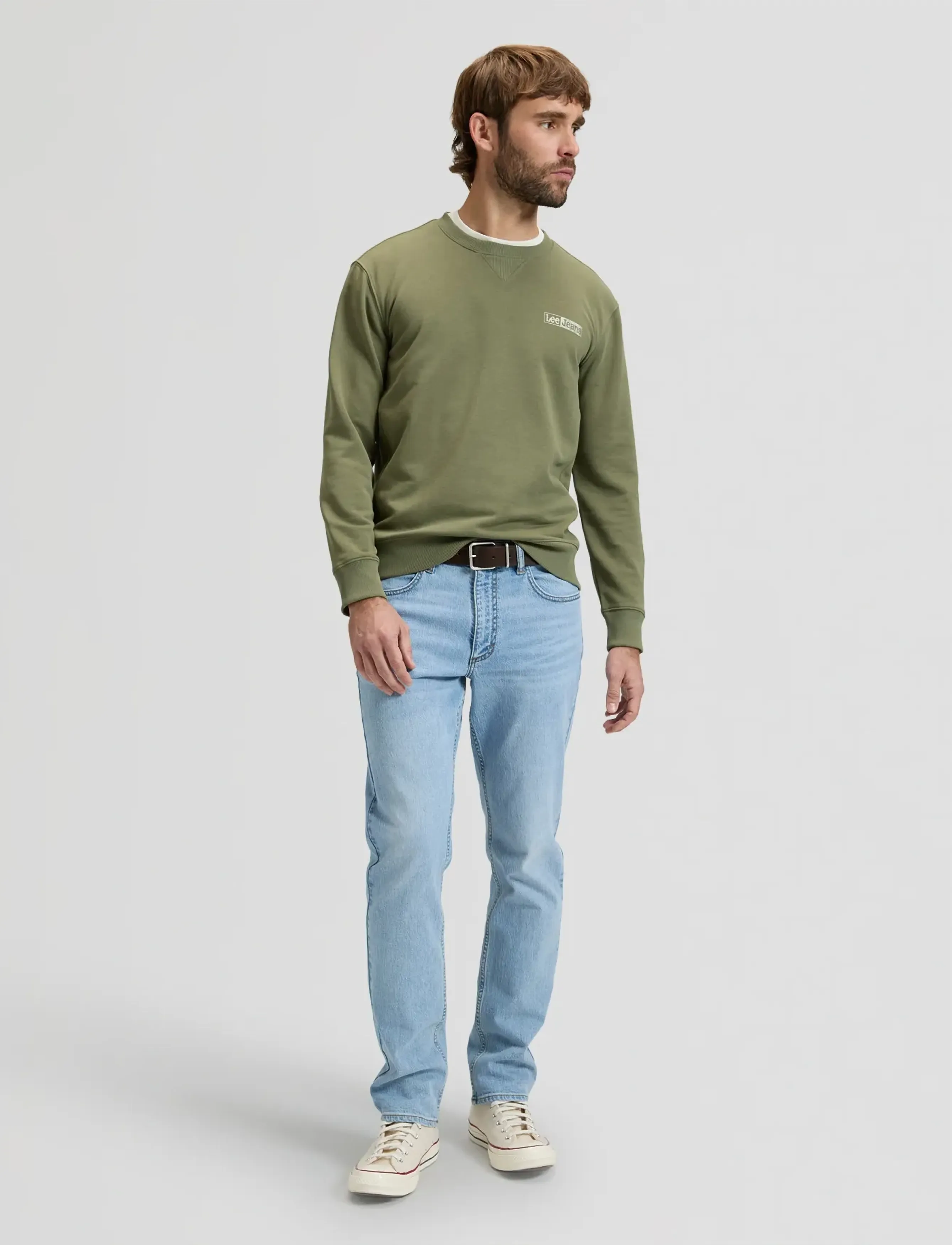 Lee Jeans - SMALL LOGO SWS - gensere - mercantile green - 3