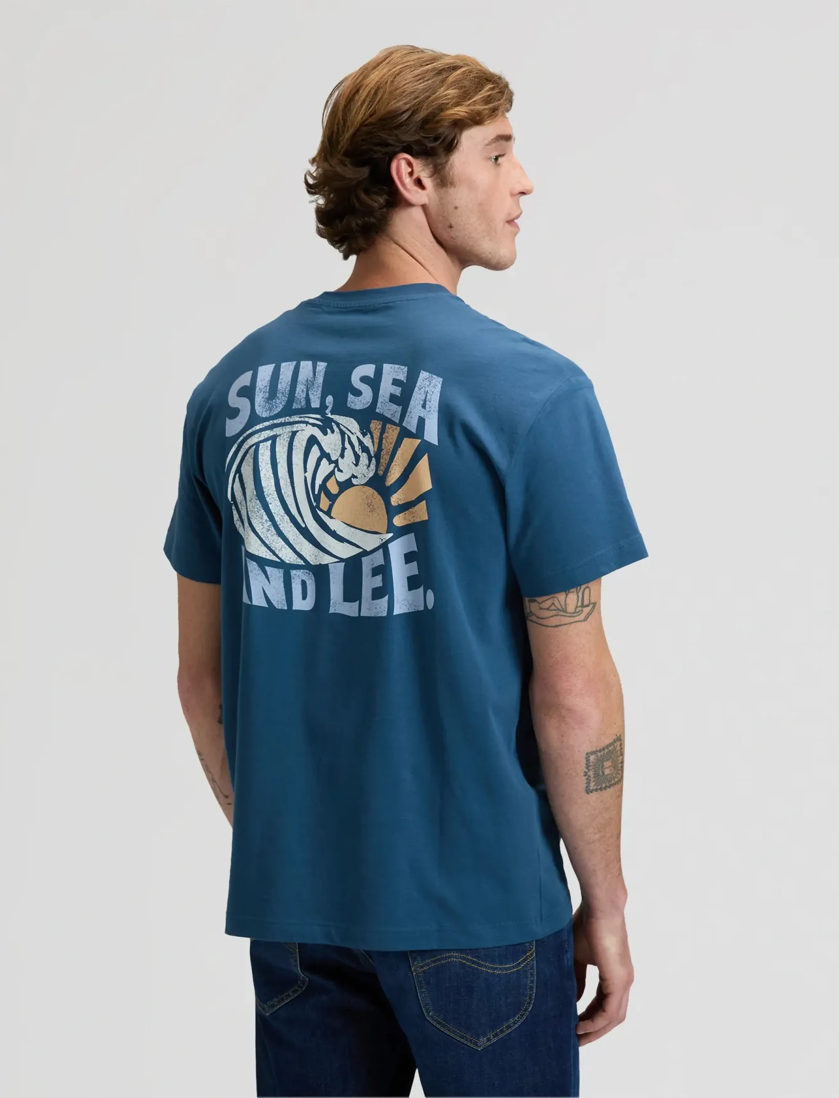 Lee Jeans - SUMMER TEE - madalaimad hinnad - orion blue - 3