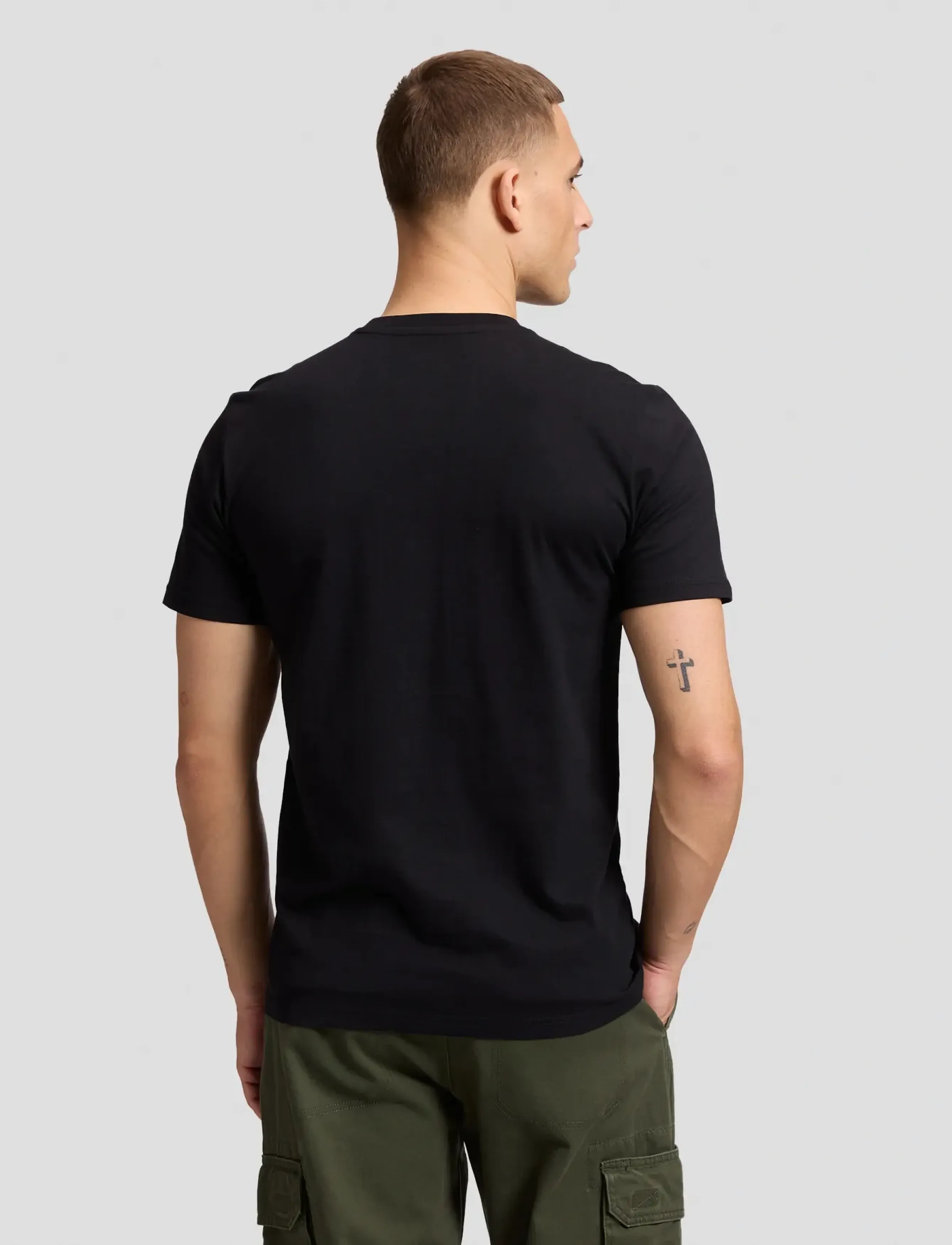 Lee Jeans - WOVEN LABEL TEE - black - 2