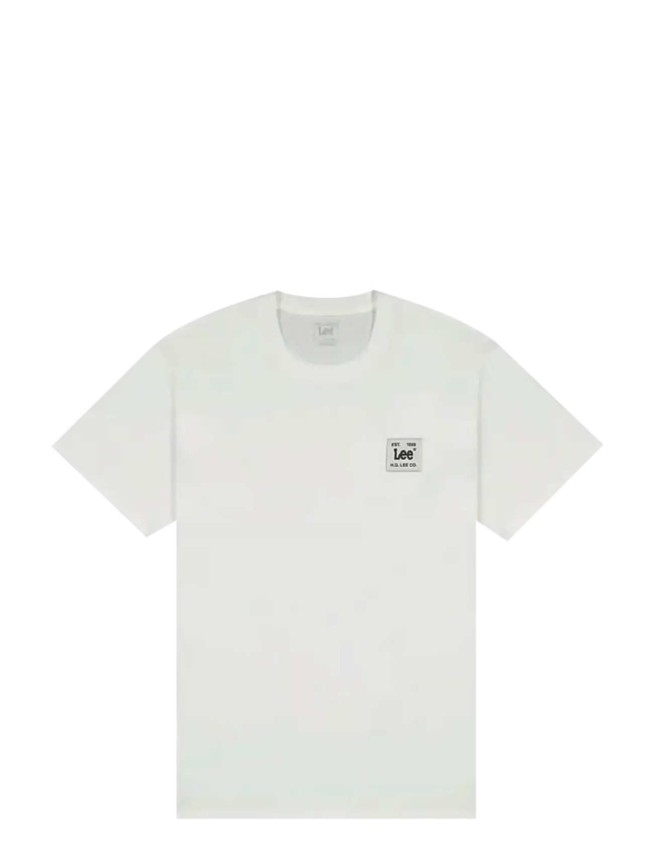 LEE JEANS Woven Label Tee Weiß - Sx00 - Herren