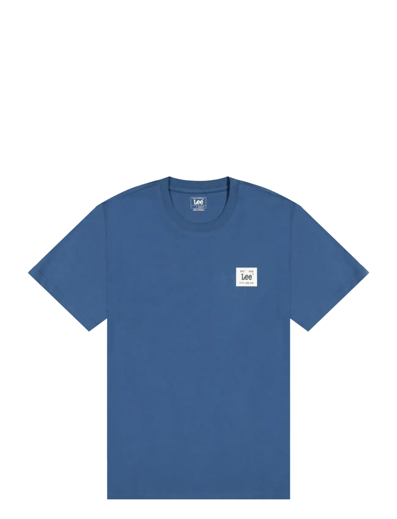 Lee Jeans WOVEN LABEL TEE - Lee Jeans Men - ORION BLUE / blue