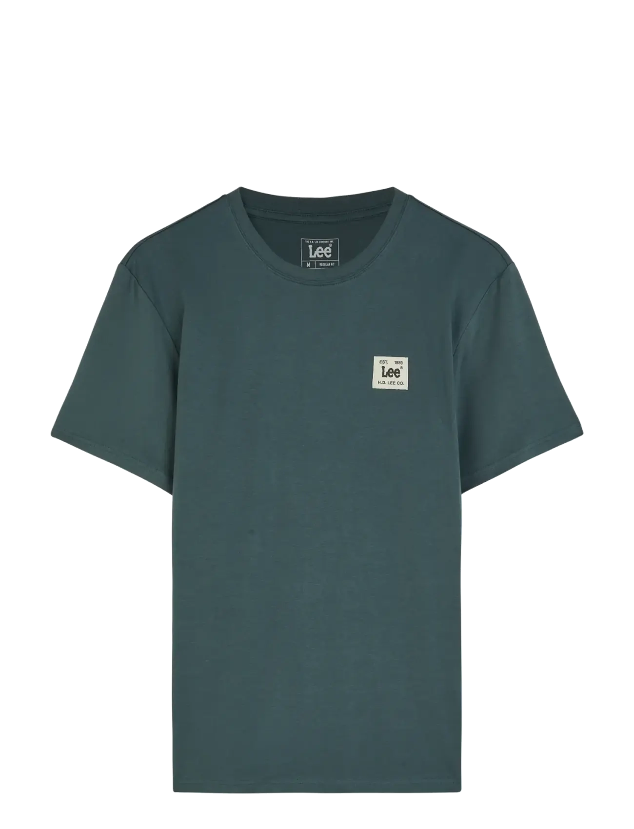 Lee Jeans - WOVEN LABEL TEE - vintage blue - 1