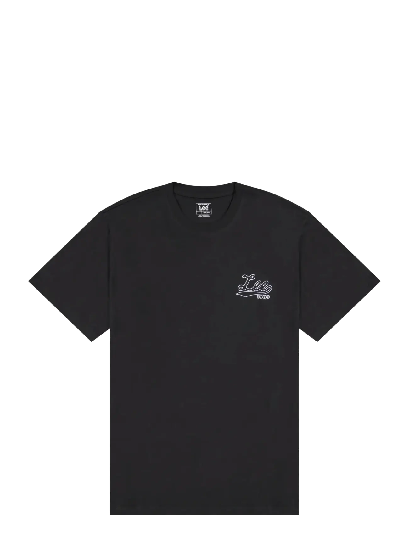 Lee Jeans BIG LEE LOGO TEE - Uued stiilid laos - BLACK / black
