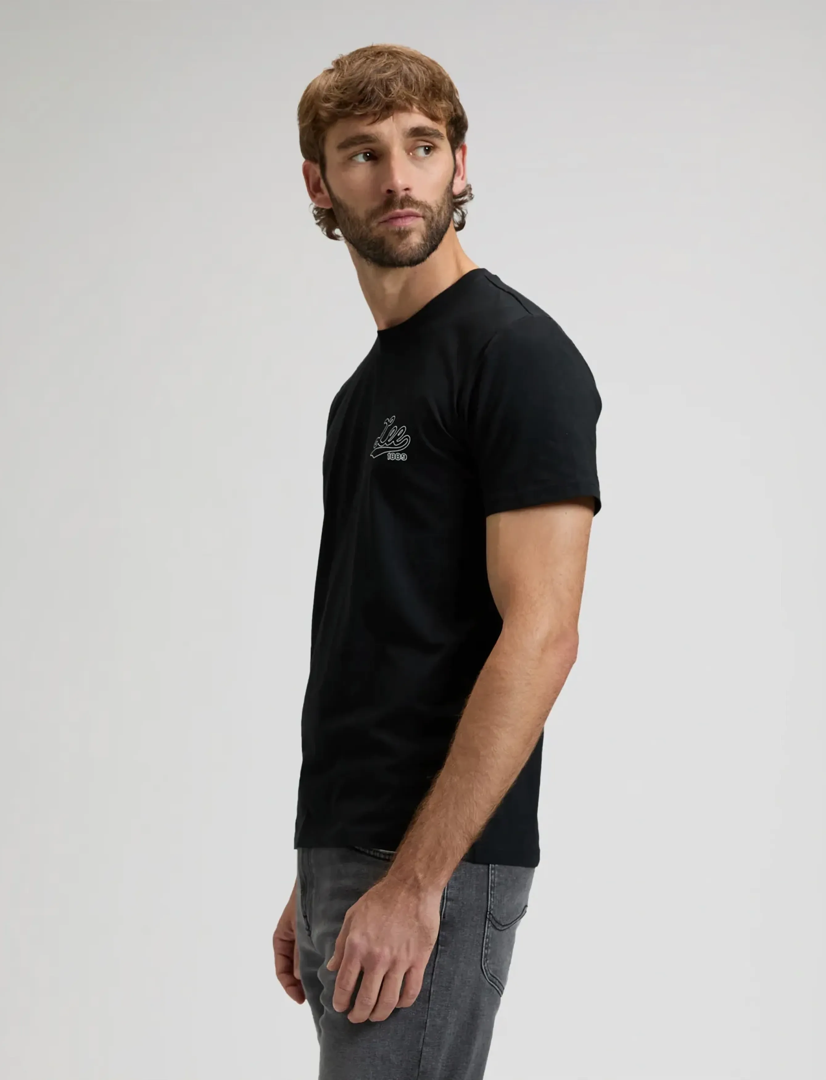 Lee Jeans - BIG LEE LOGO TEE - lowest prices - black - 5