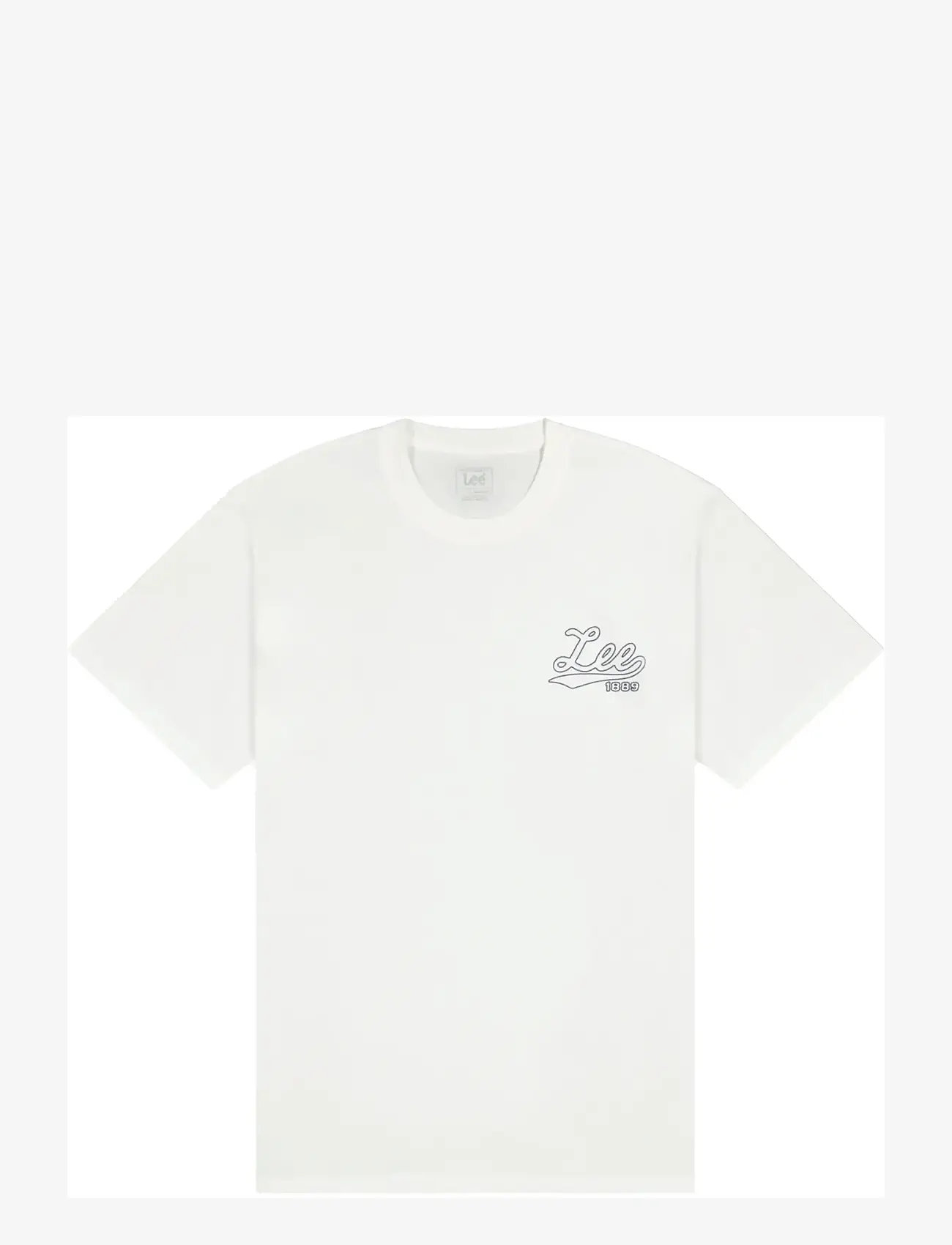 Lee Jeans - BIG LEE LOGO TEE - laveste priser - bright white - 1