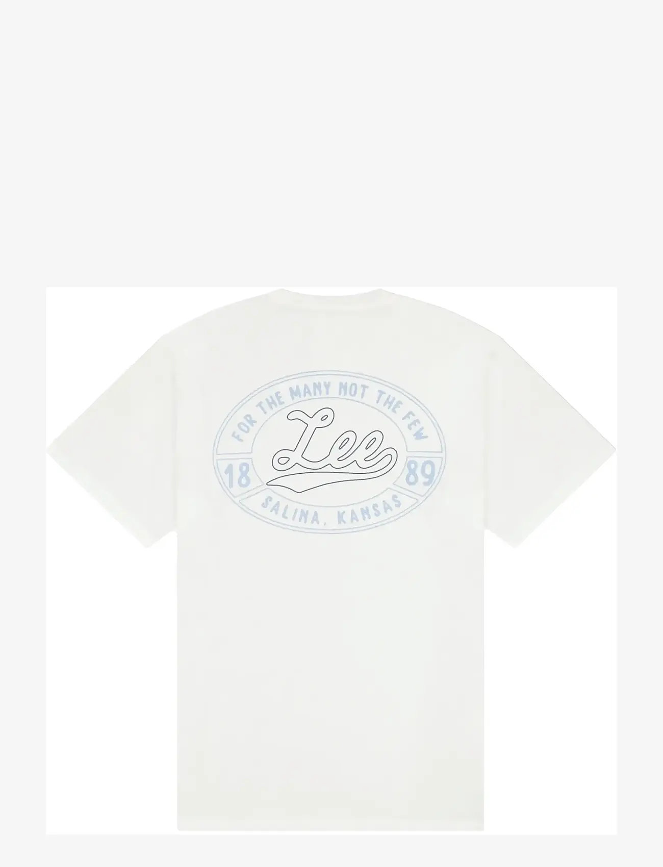 Lee Jeans - BIG LEE LOGO TEE - laveste priser - bright white - 2