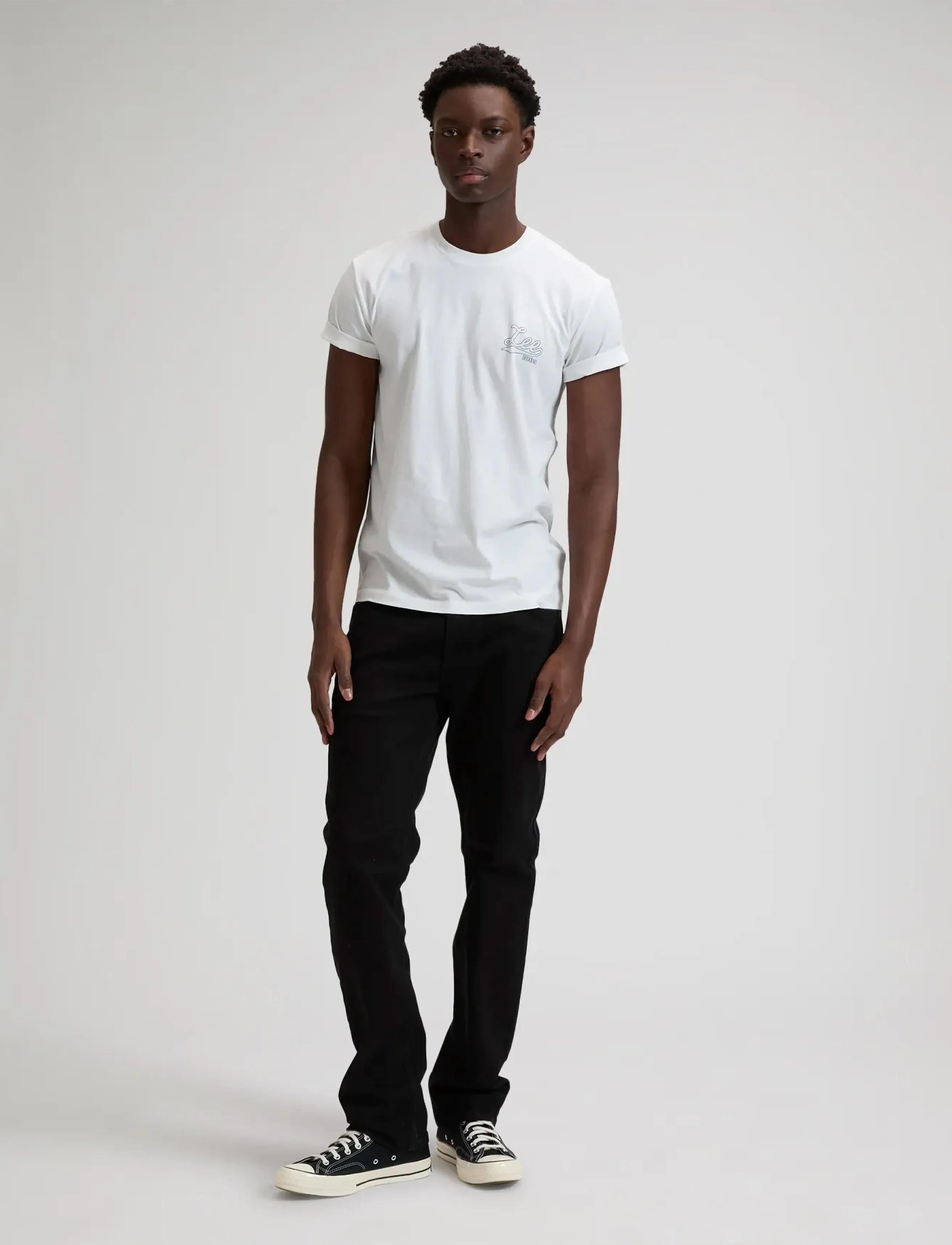 Lee Jeans - BIG LEE LOGO TEE - laagste prijzen - bright white - 4