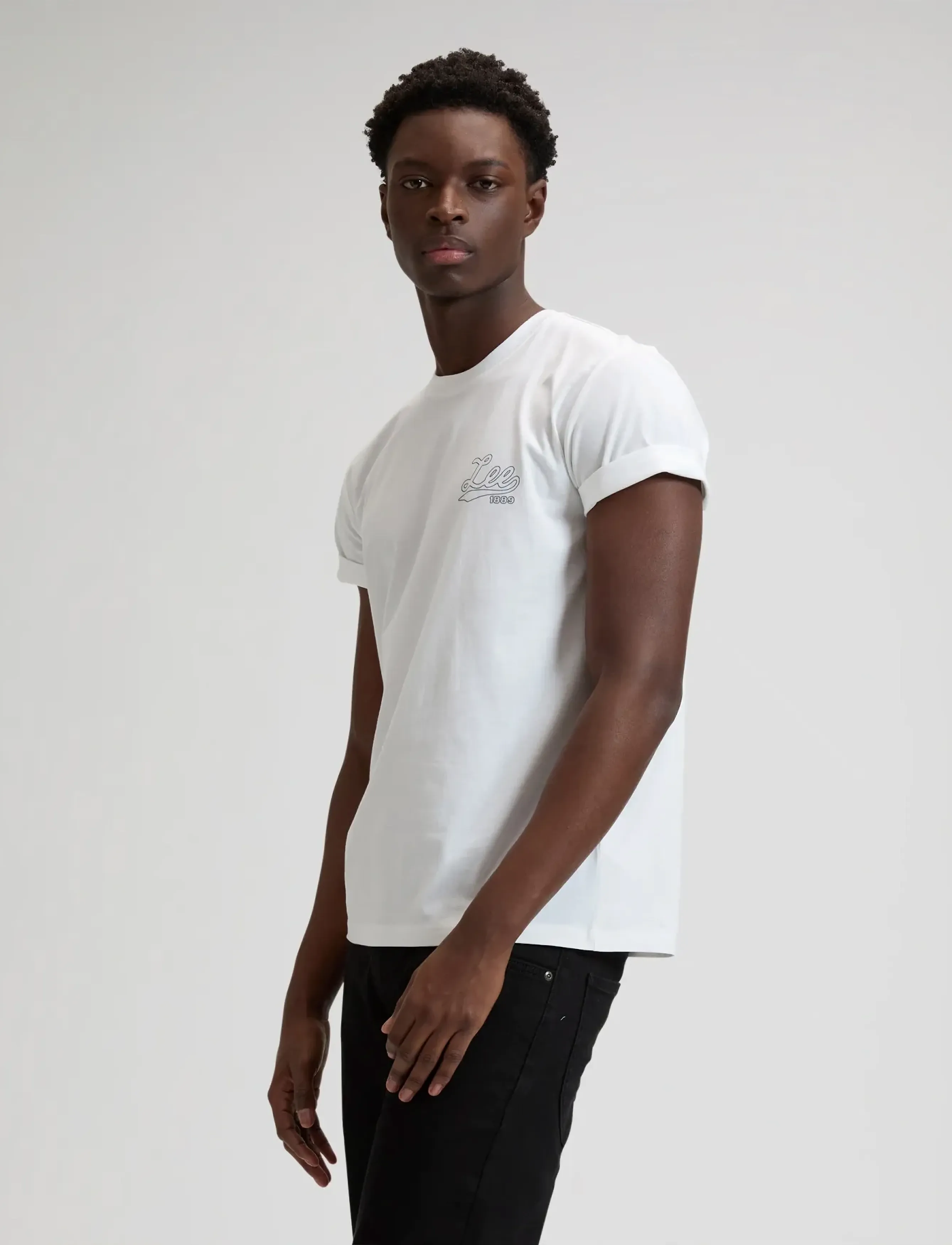 Lee Jeans - BIG LEE LOGO TEE - laagste prijzen - bright white - 5