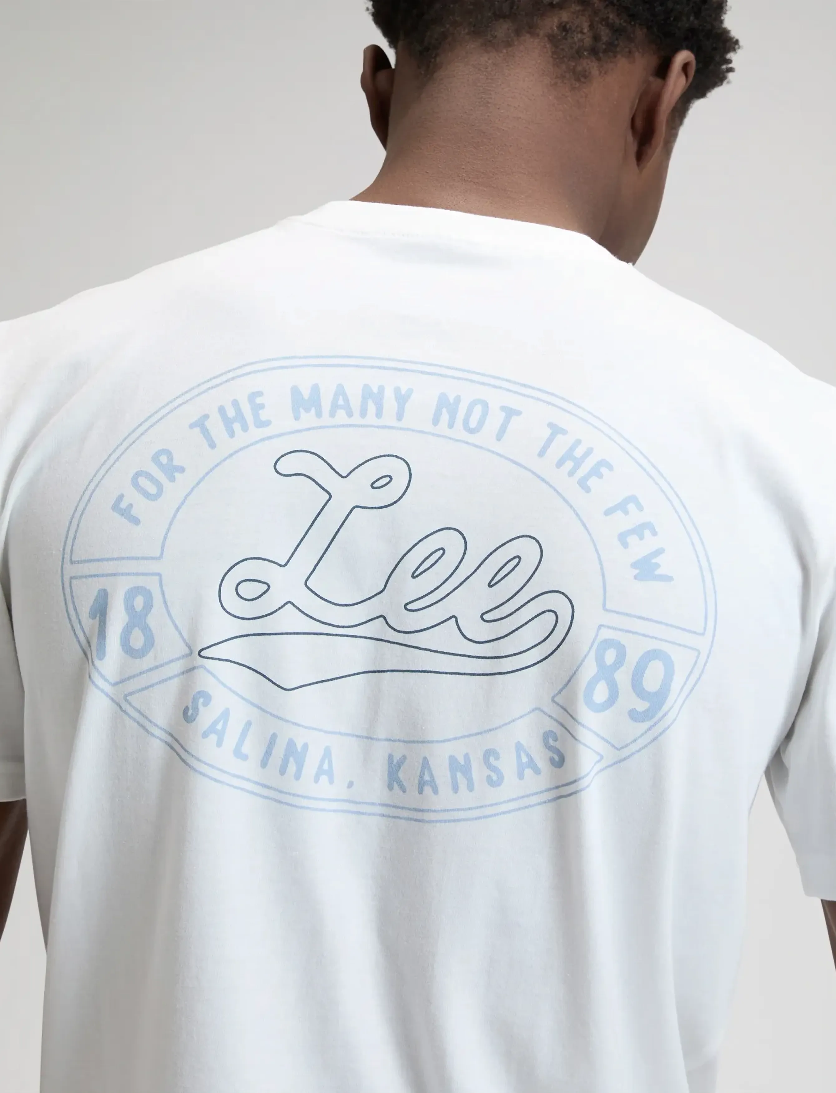 Lee Jeans Big Lee Logo Tee – short-sleeved t-shirts – shop at Booztlet