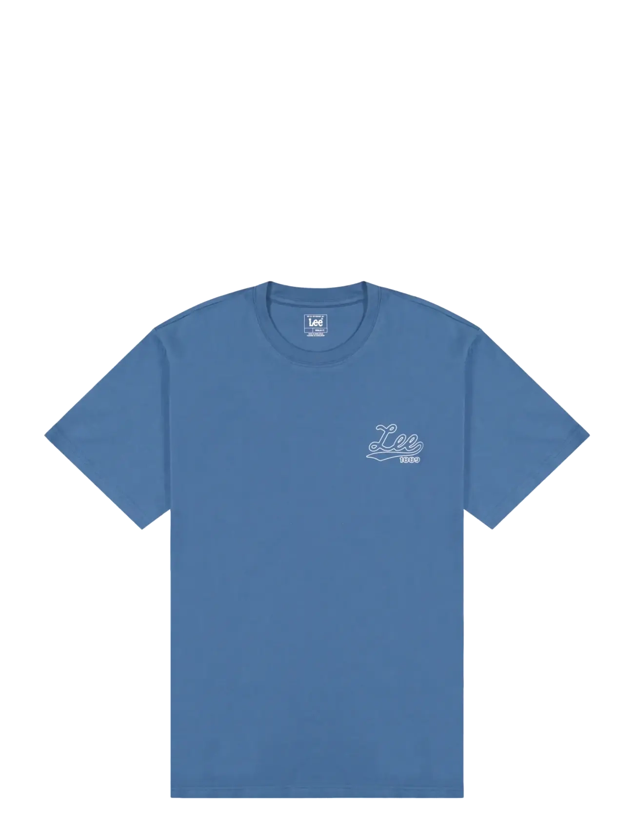 LEE JEANS Big Lee Logo Tee Blau - Mx00 - Herren