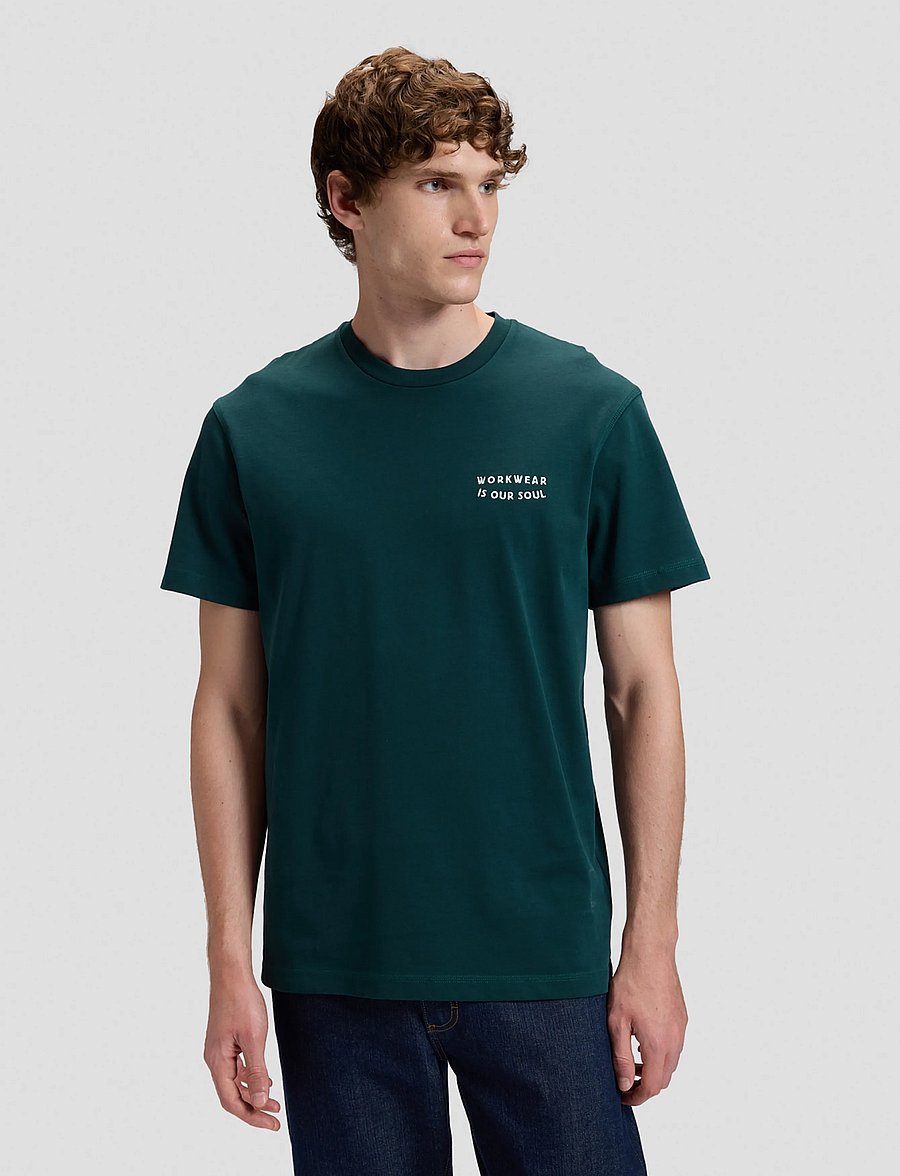 Lee Jeans - WORKWEAR SOUL TEE - kortärmade t-shirts - ponderosa pine - 0