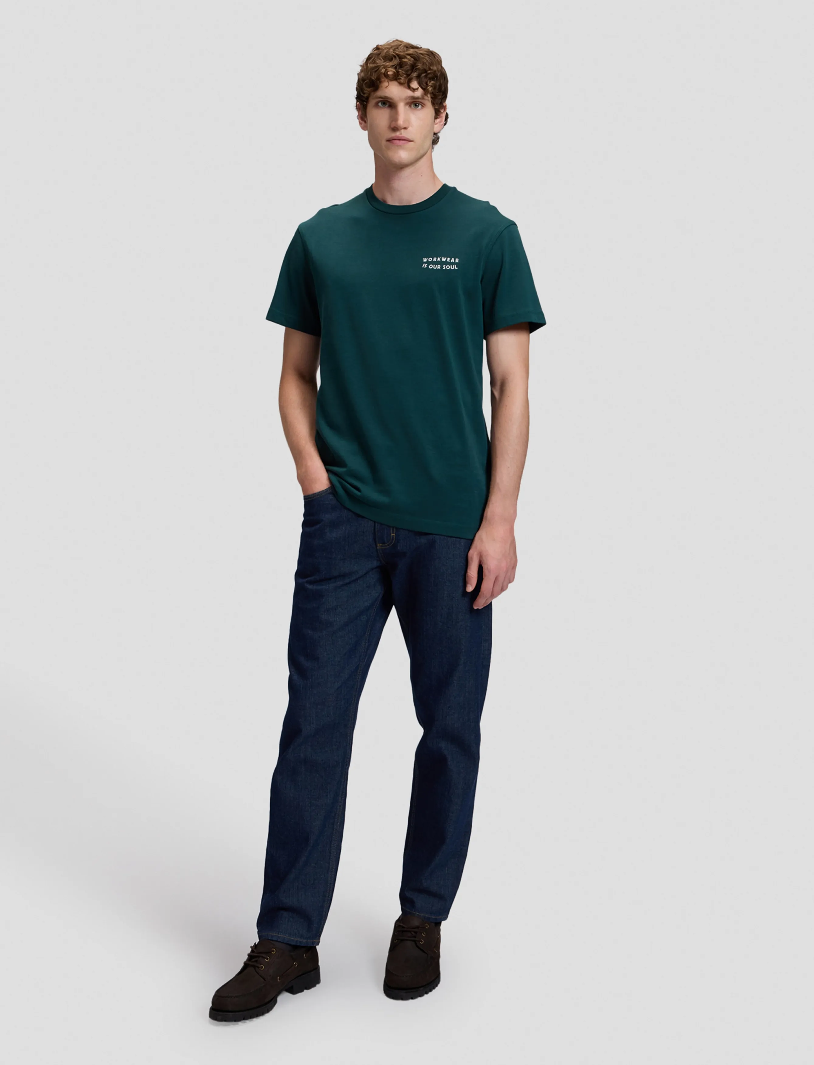Lee Jeans - WORKWEAR SOUL TEE - kortärmade t-shirts - ponderosa pine - 3