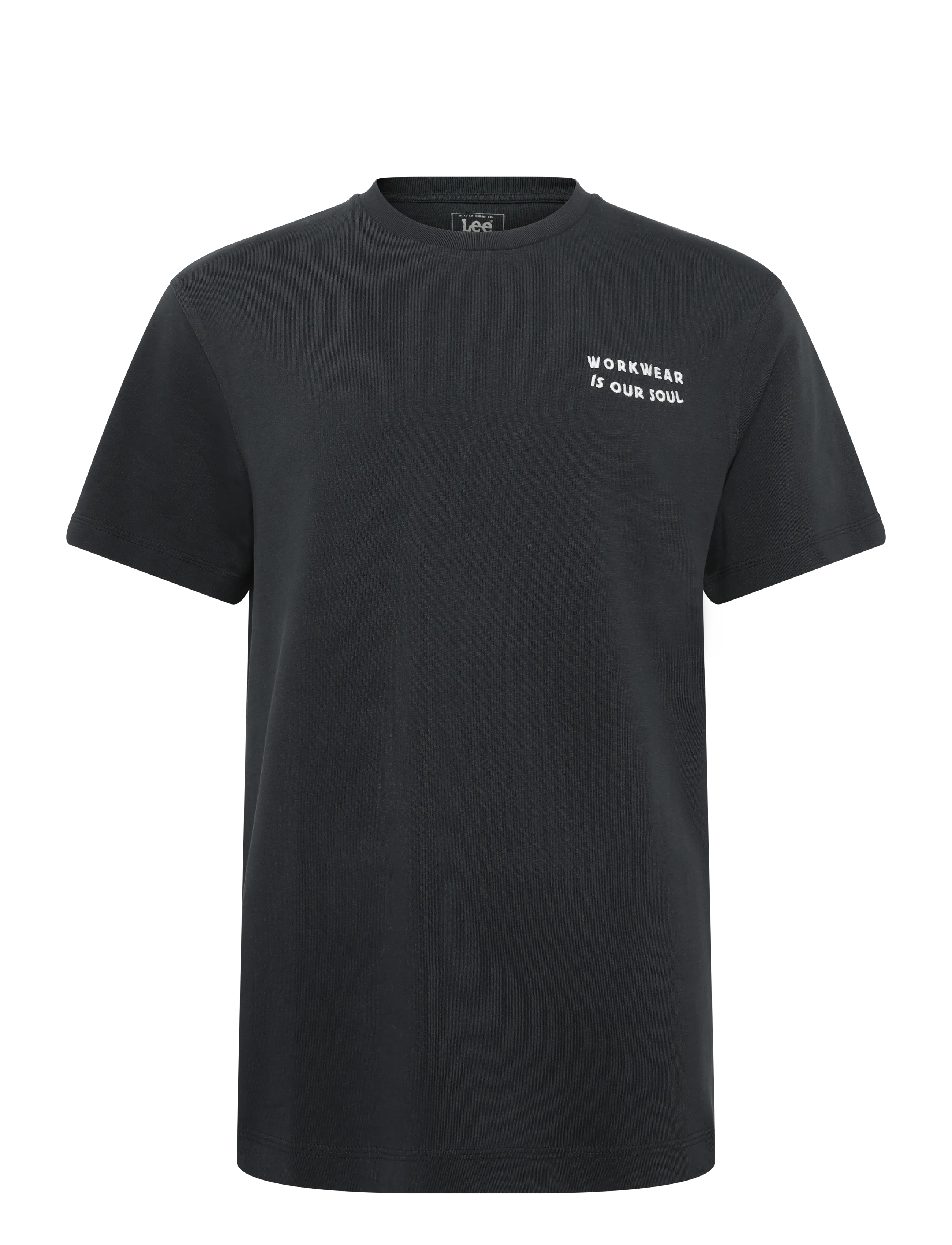 Lee Jeans - WORKWEAR SOUL TEE - kurzärmelige t-shirts - washed black - 1
