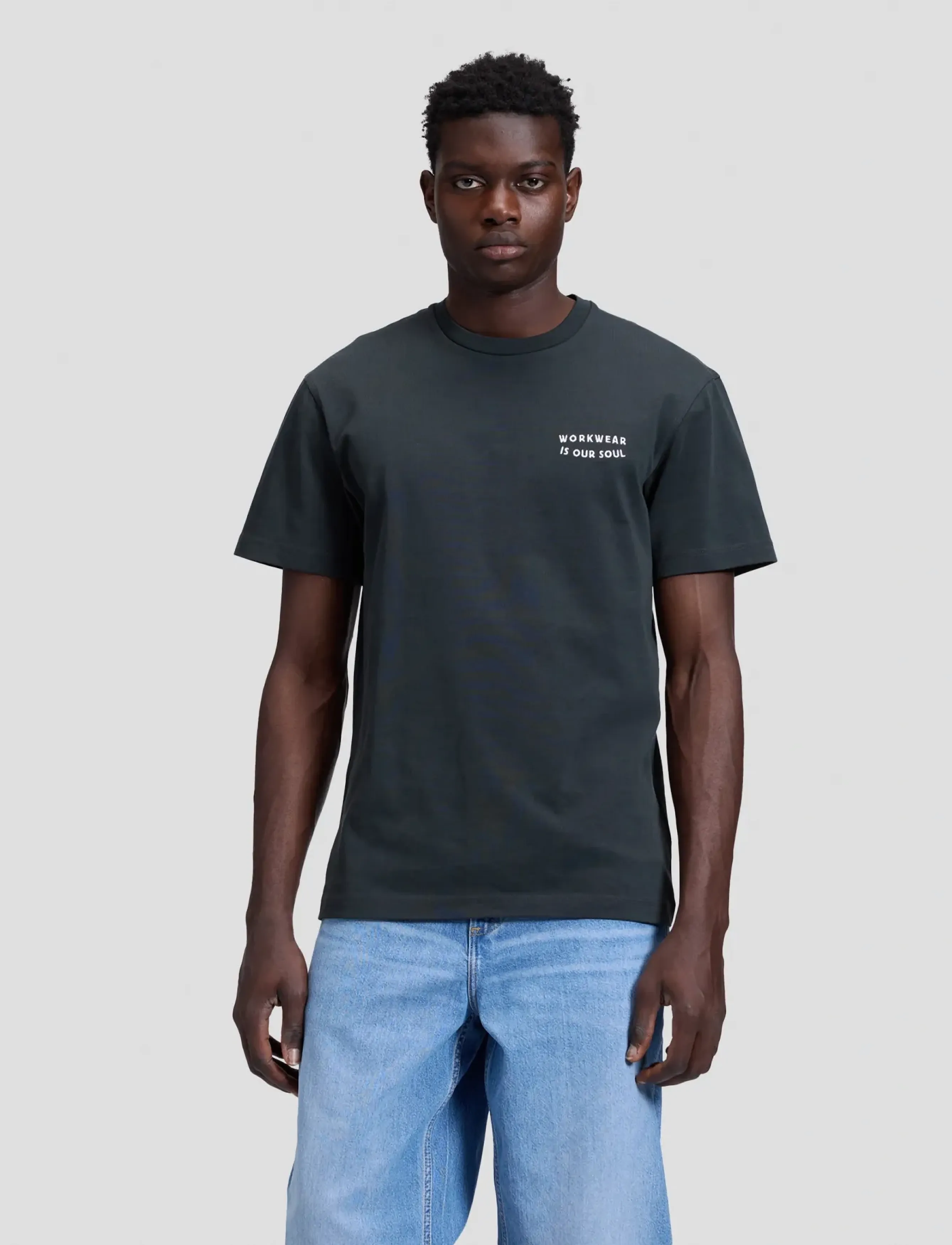 Lee Jeans WORKWEAR SOUL TEE - T-shirts - WASHED BLACK / black