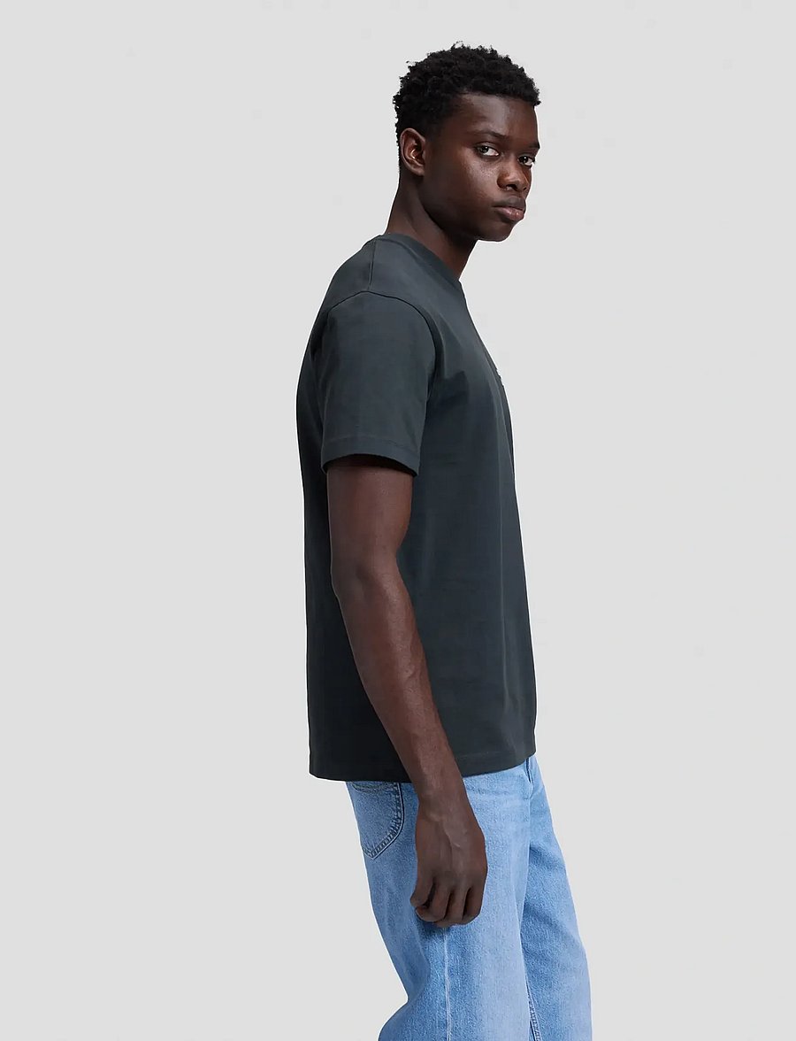 Lee Jeans - WORKWEAR SOUL TEE - kurzärmelige t-shirts - washed black - 5