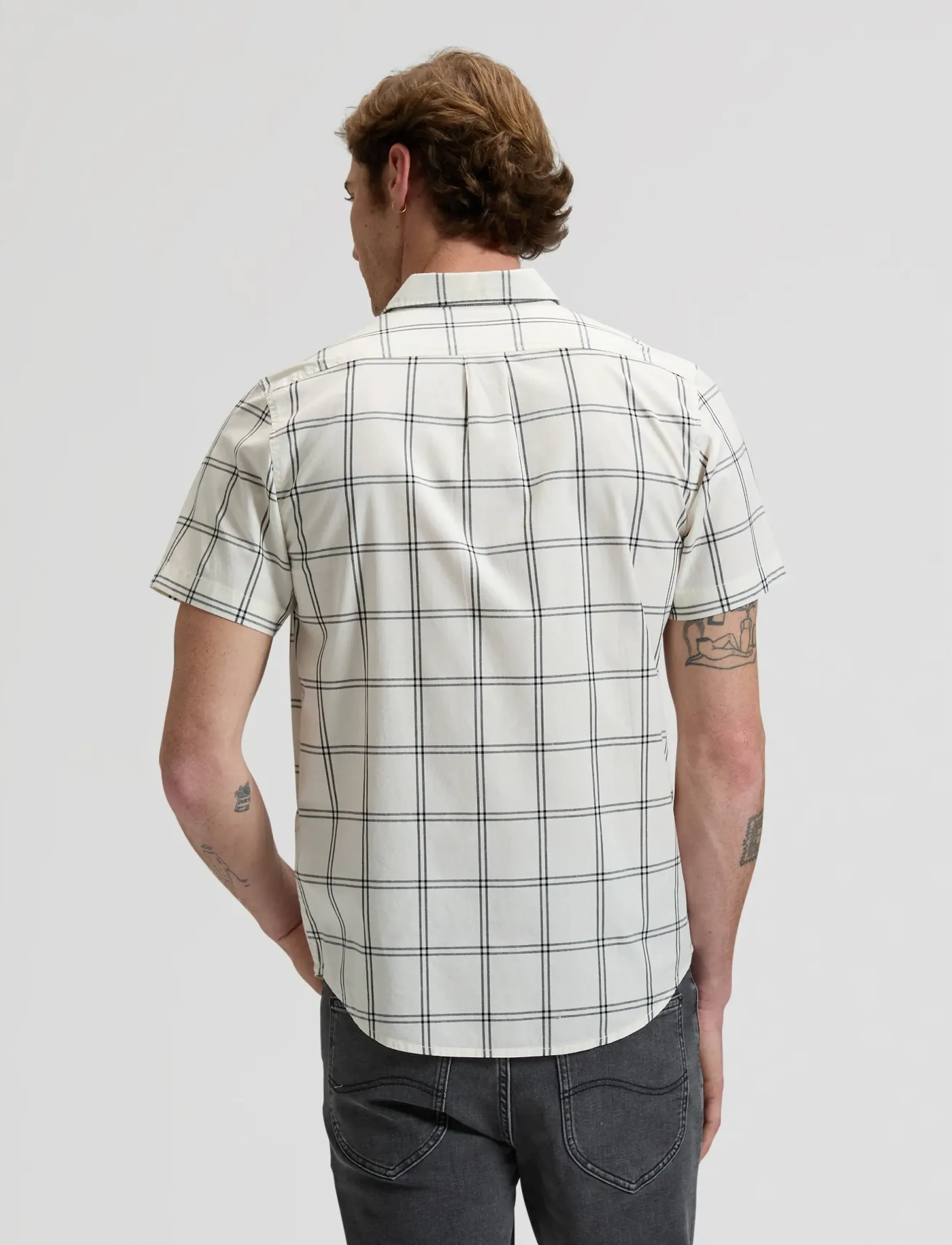Lee Jeans - SS LEE BUTTON DOWN - sünnipäevakingitused - ecru - 2