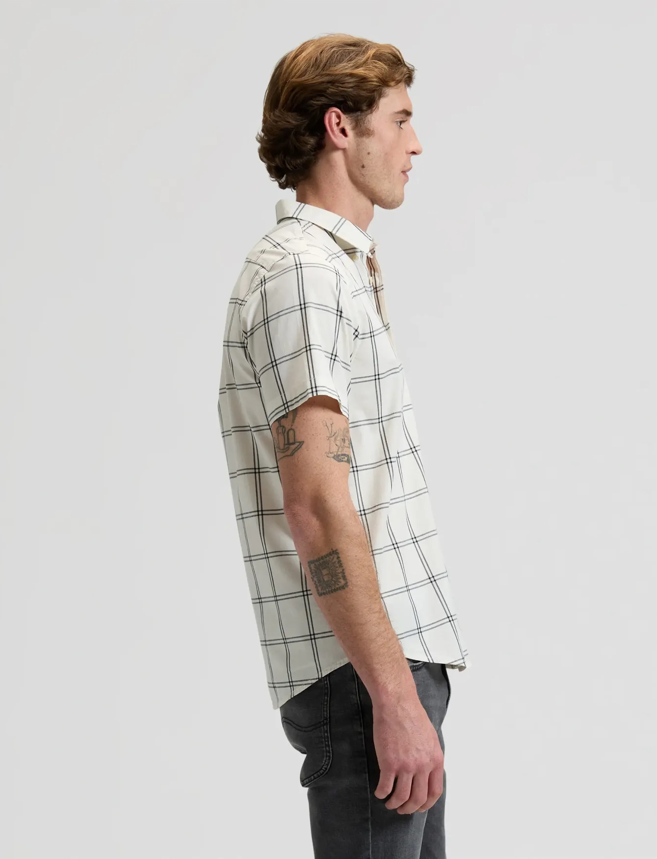 Lee Jeans - SS LEE BUTTON DOWN - sünnipäevakingitused - ecru - 4