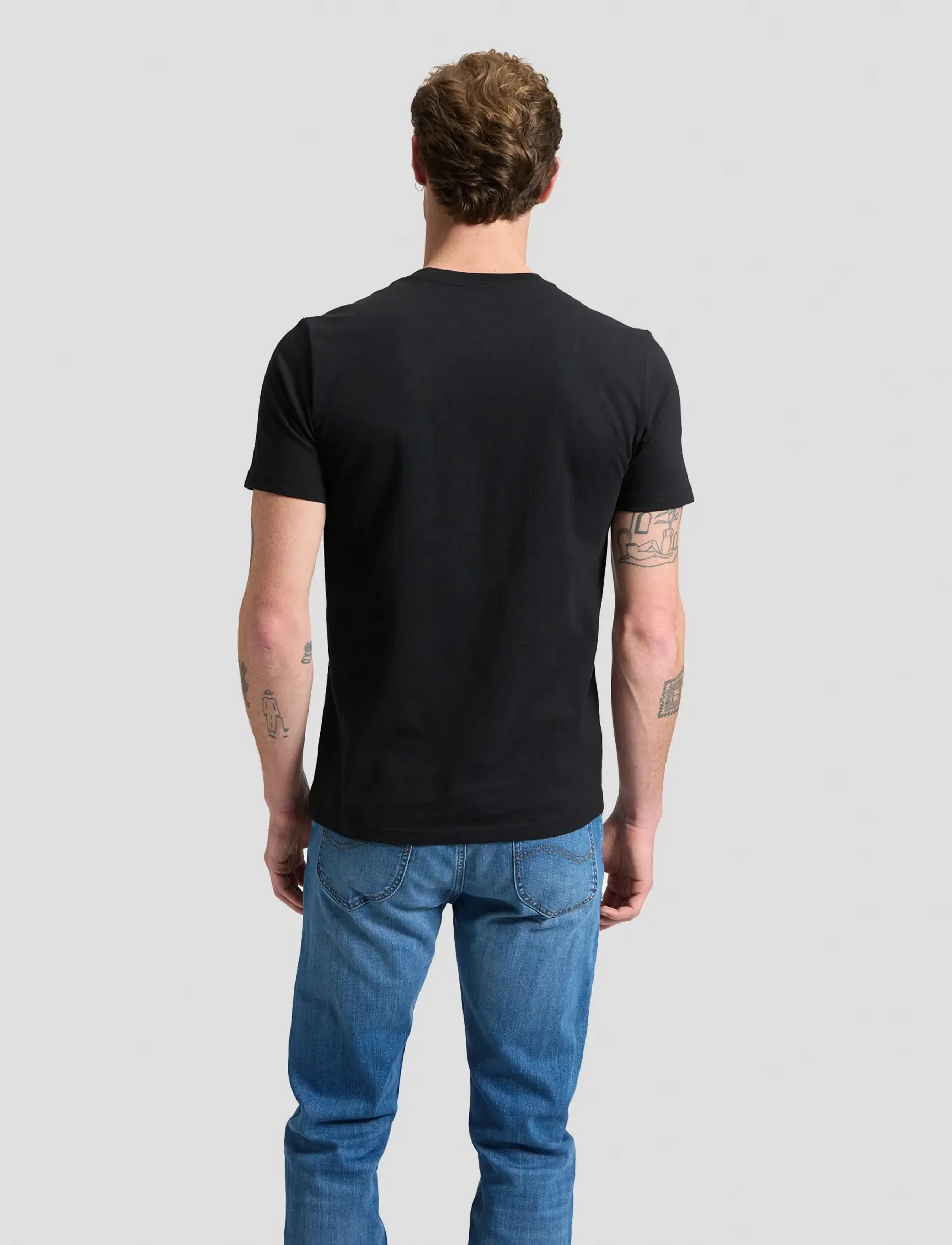 Lee Jeans - SMALL LOGO TEE - t-shirts - black - 2