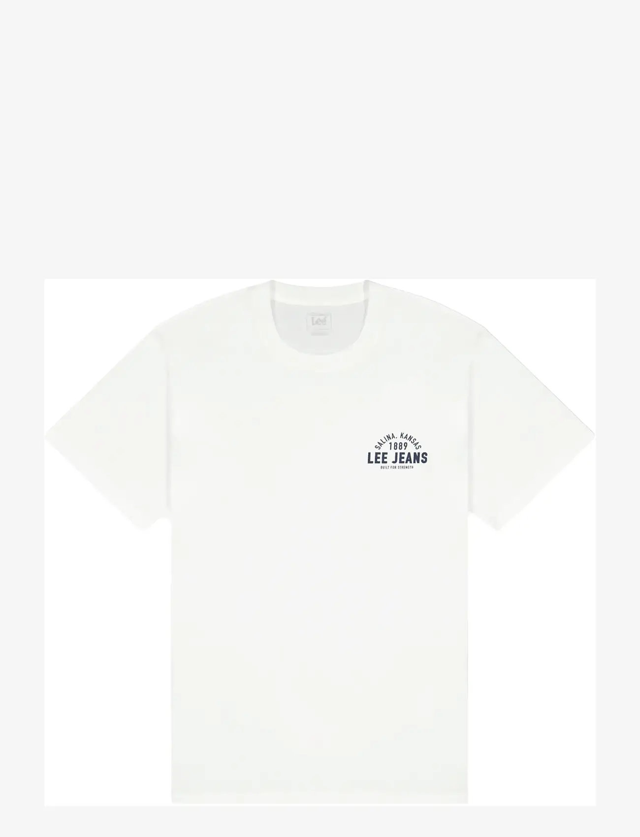 Lee Jeans - SMALL LOGO TEE - laveste priser - bright white - 1